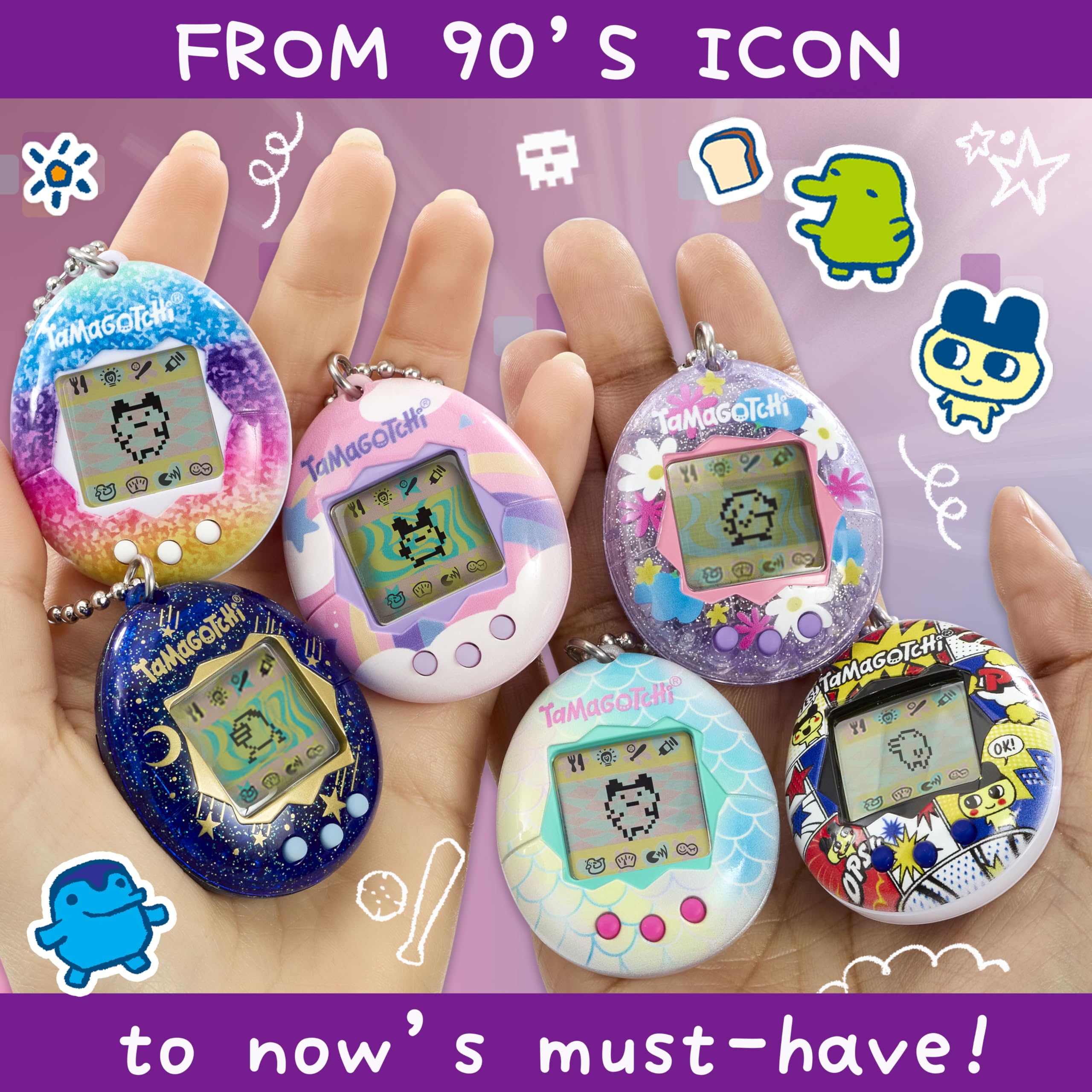 Tamagotchi Original Angel Dress Digital Pet - Electronic Toy for Kids 8+ 14
