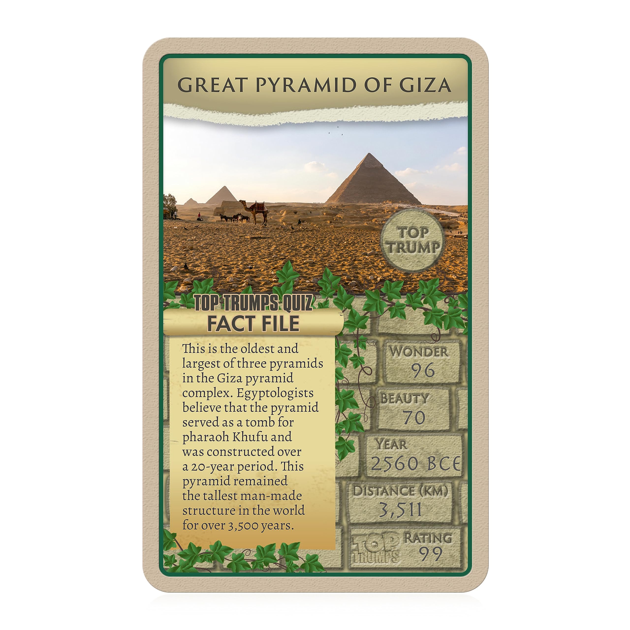 Top Trumps Wonders of the Ancient World Classic Card Game 9