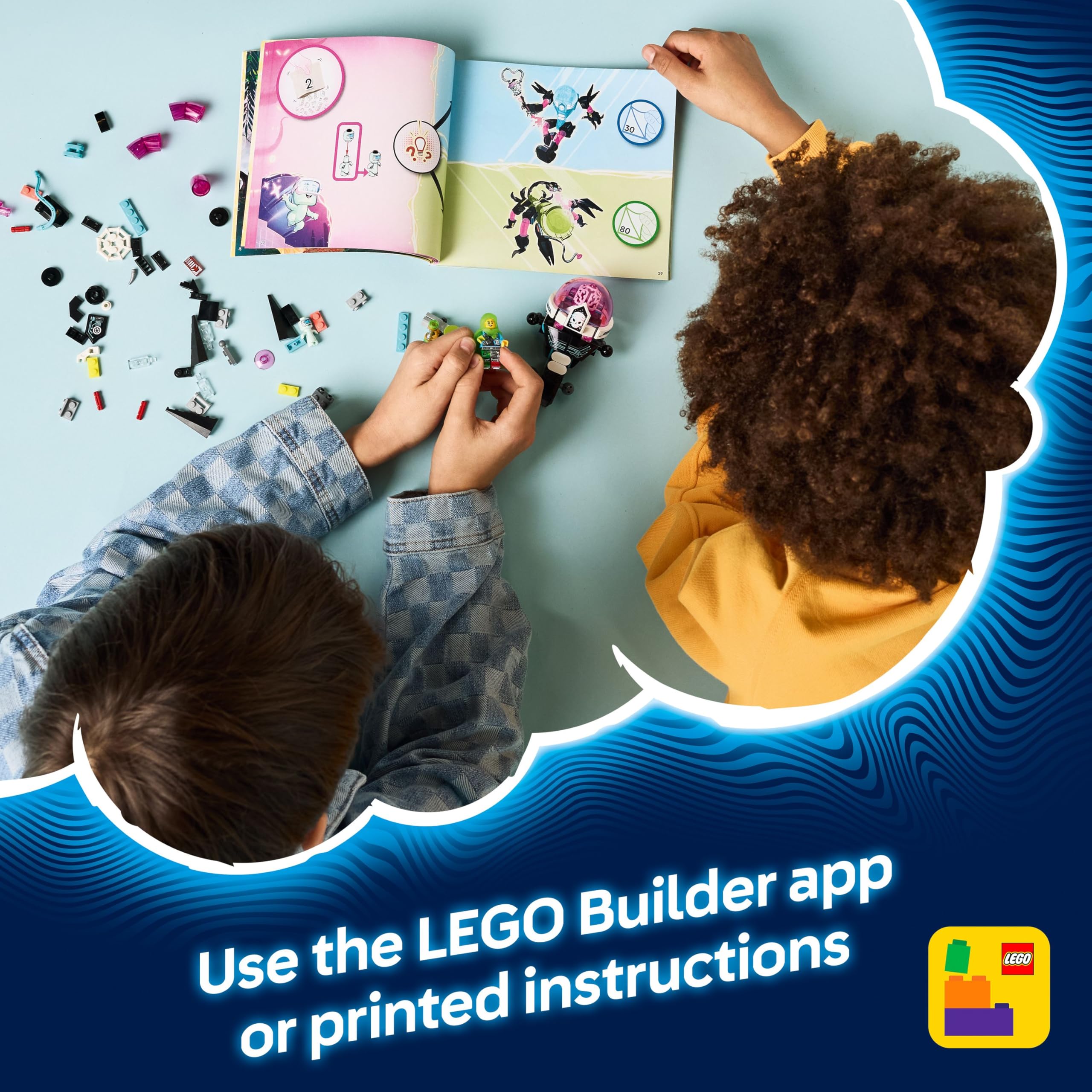 LEGO DREAMZzz 2in1 Mateo vs. Cyber Brain Mech - Rebuildable Robot Playset for 8+ 8