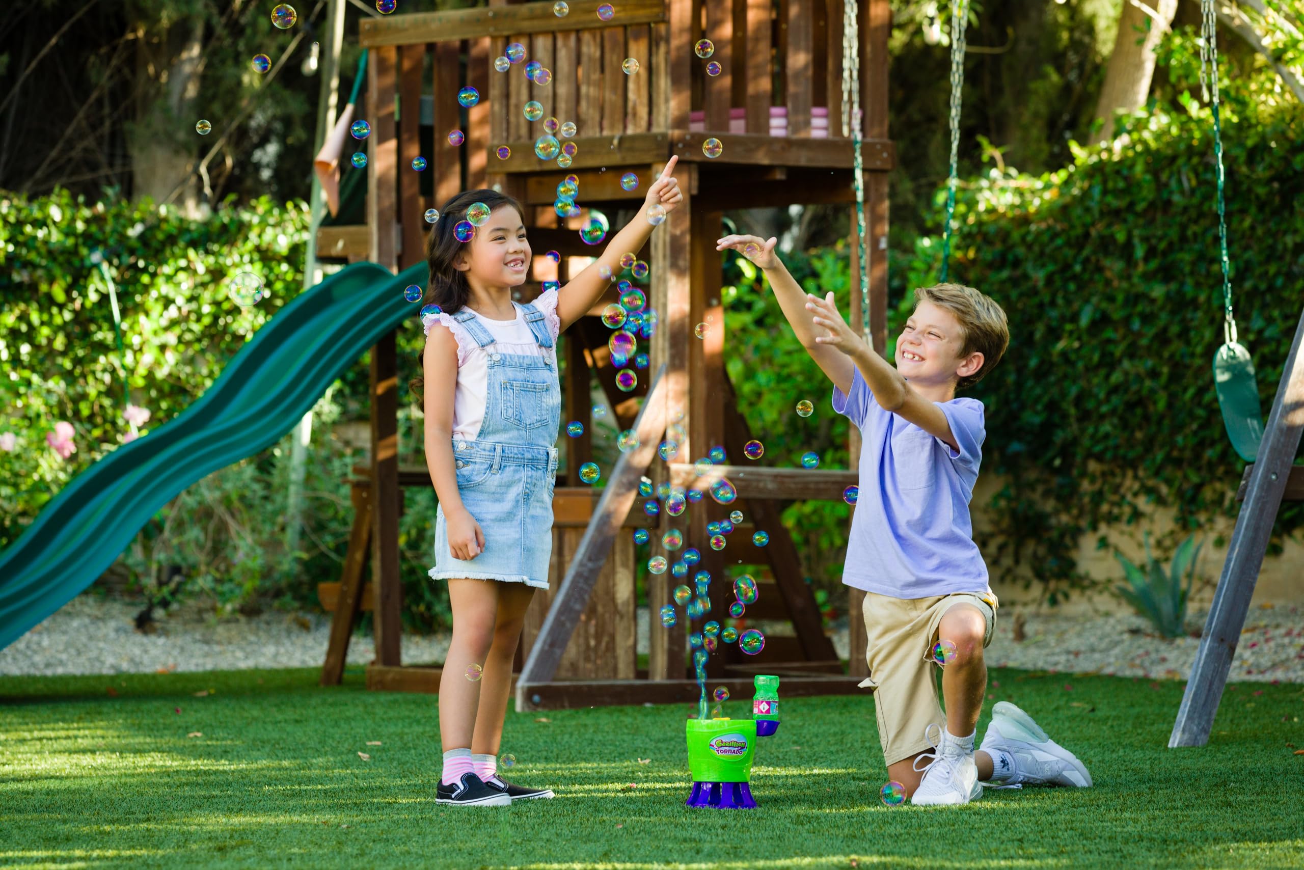 Gazillion Tornado Bubble Toy - Non-Stop Bubble Action | Ages 3+ | Includes 4 oz Solution 4