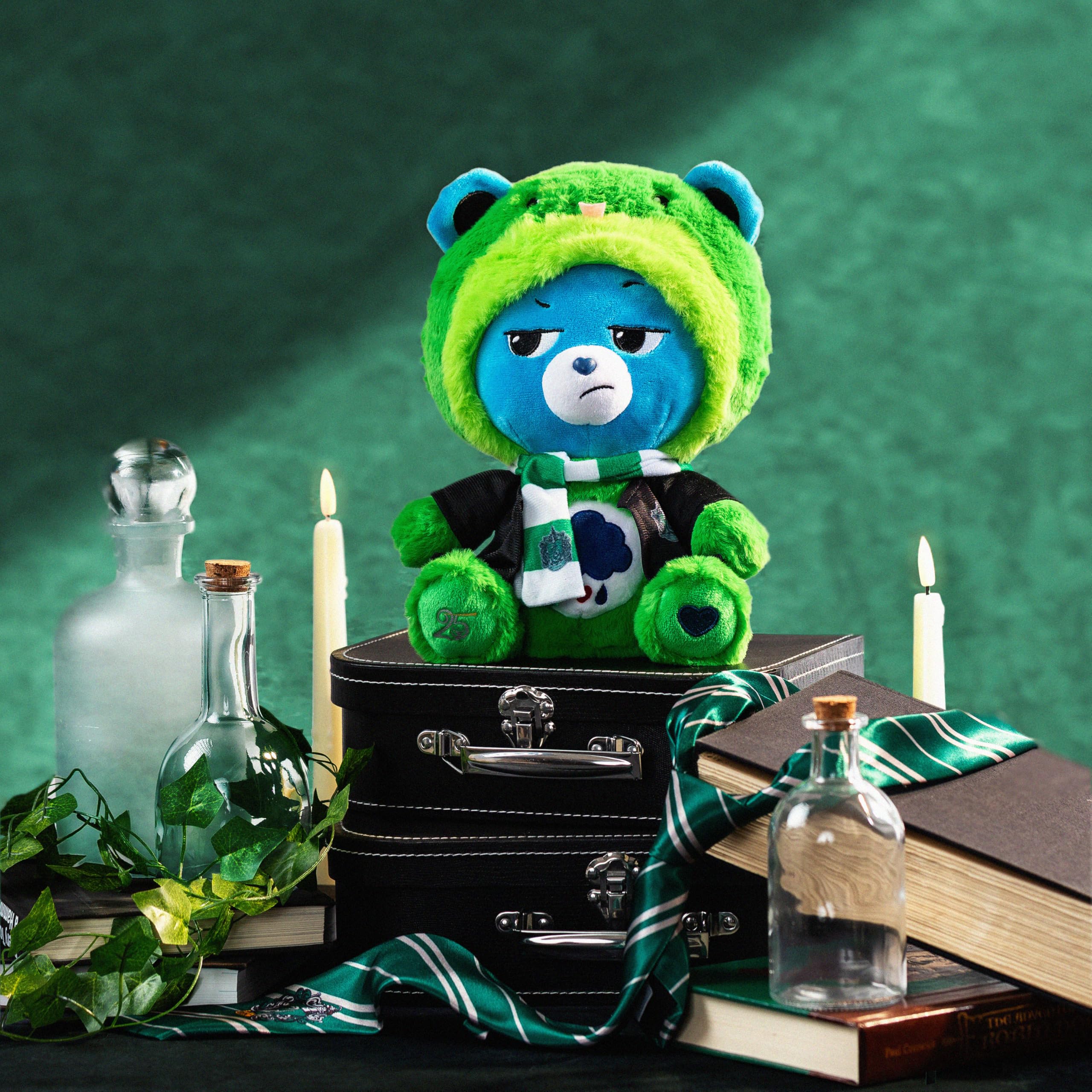 Care Bears Grumpy Bear Slytherin Hoodie Plush - 30cm | Unisex Children | Ages 4+ 4