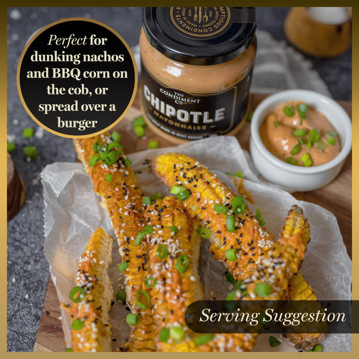 The Condiment Company Chipotle Mayonnaise 300g - Spicy Smoky Mayo with Adobo