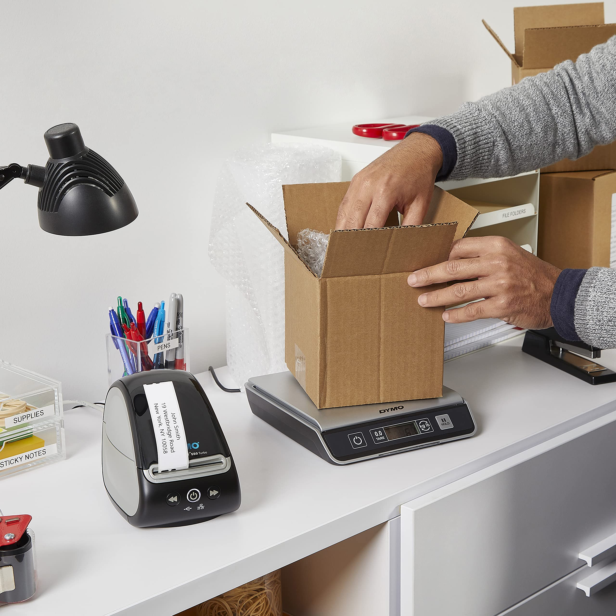 Dymo LabelWriter 550 Turbo Label Printer - High-Speed Printing up to 90 ppm | Monochrome Thermal | Portable 8