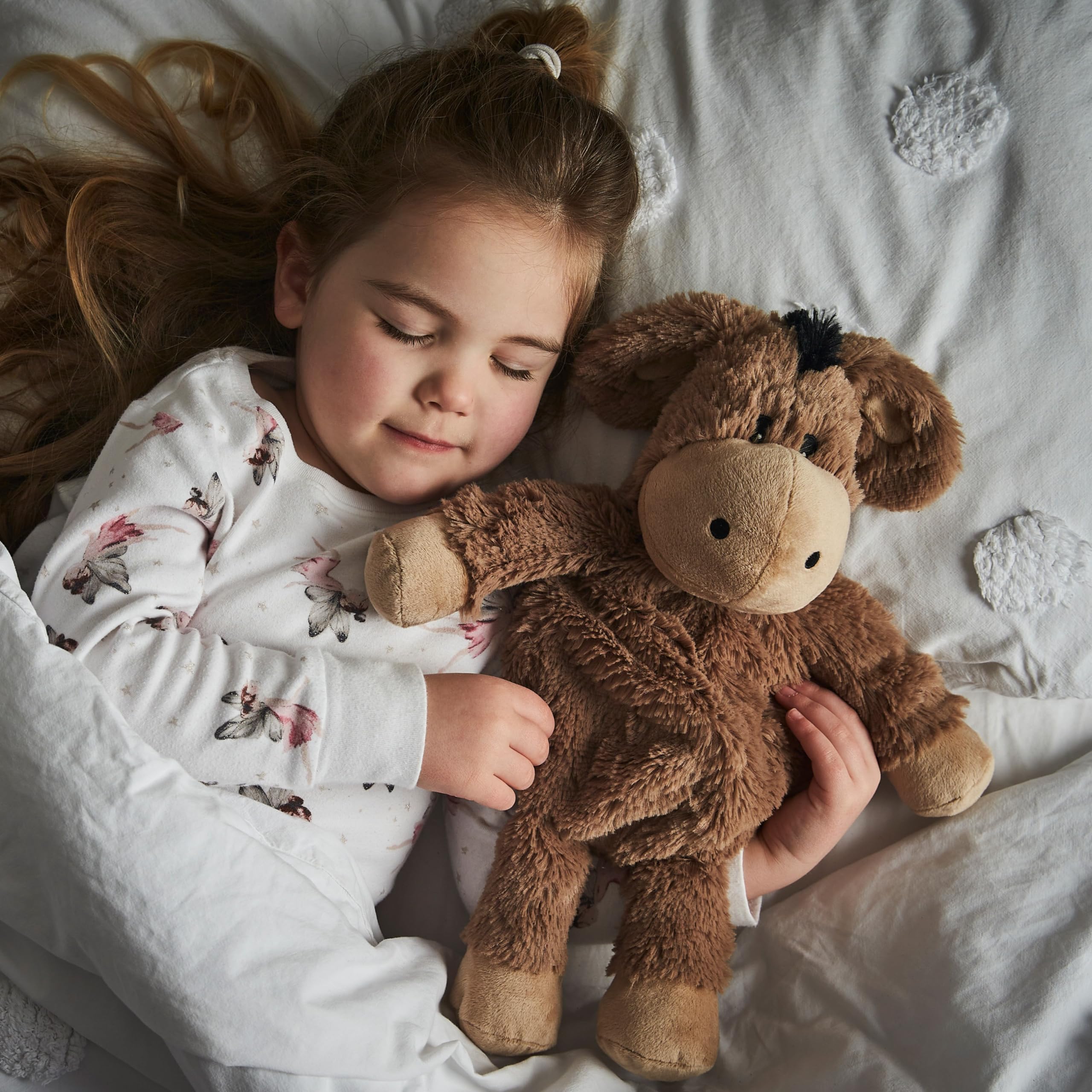 Warmies Donkey Microwavable Heatable Plush - French Lavender Scented for Warm or Cold Therapy 7