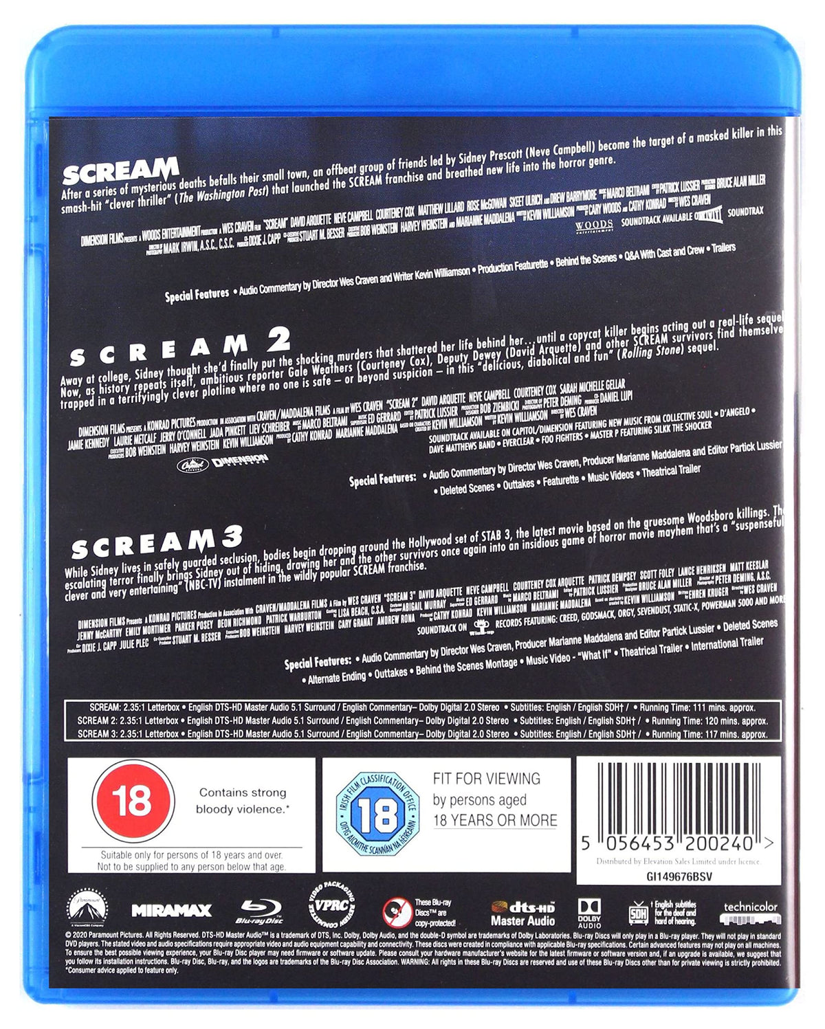 Scream Trilogy [Blu-ray]