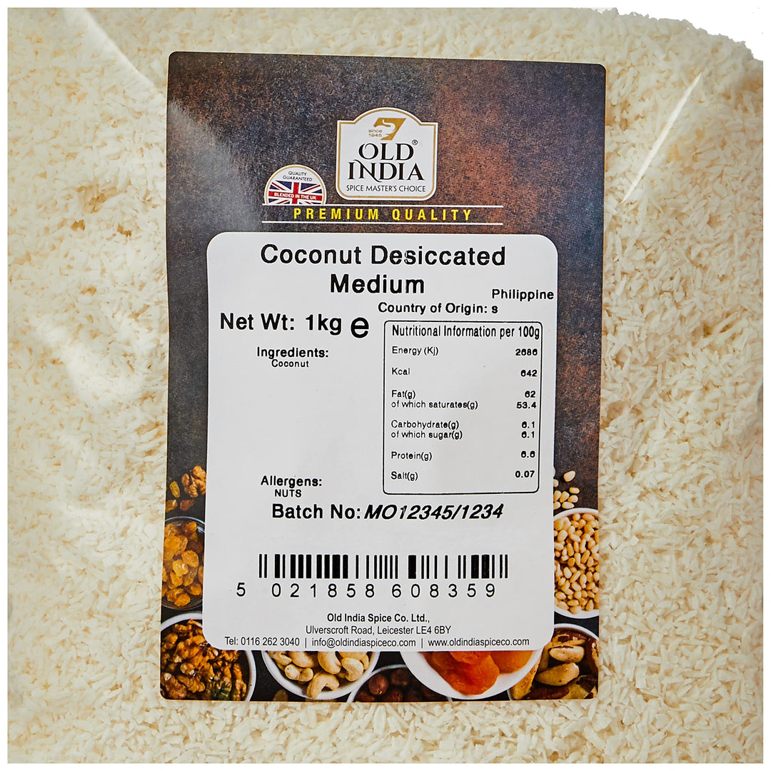 Old India Coconut Desiccated Medium 1kg