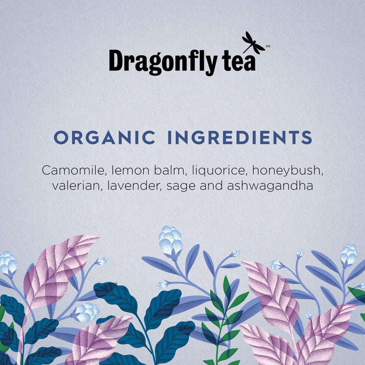 Dragonfly - Night Sky Calm Tea (80 Teabags) Organic Plastic-Free Compostable