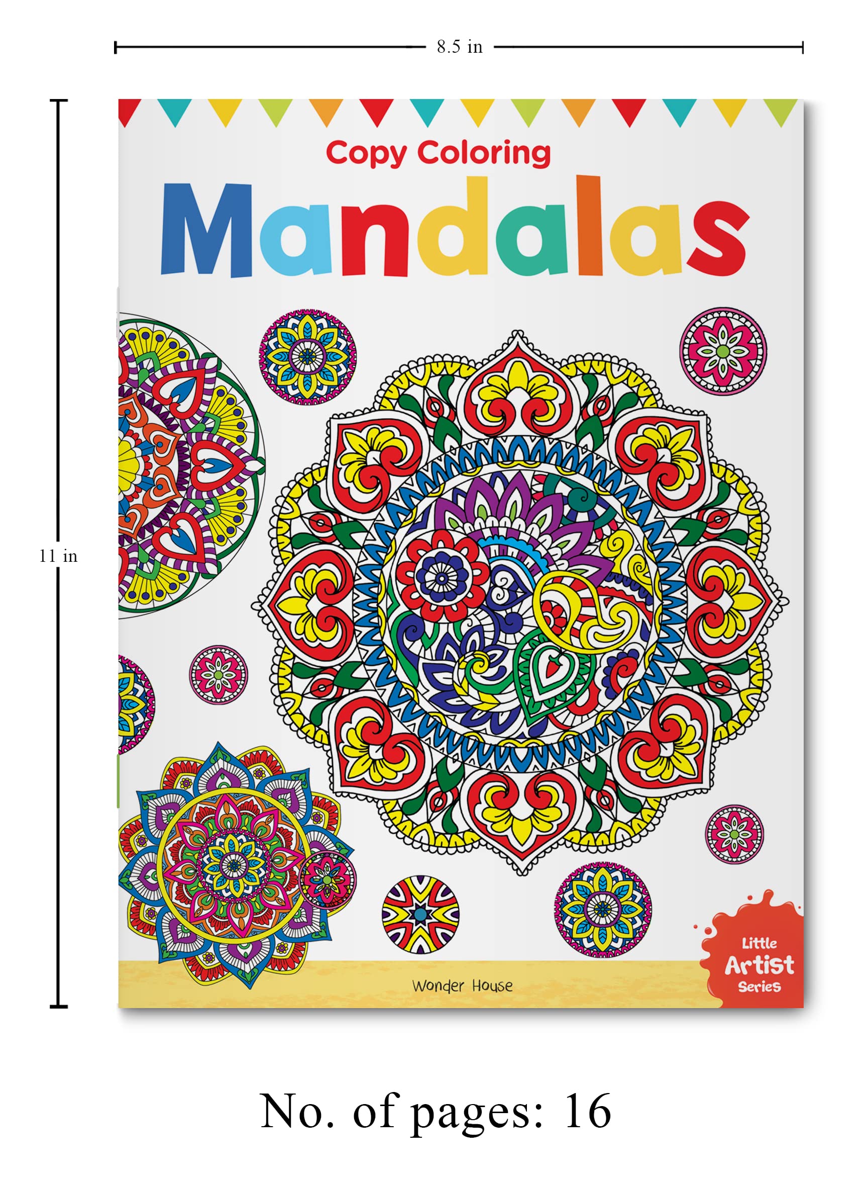 Wonder House Little Artist Series Mandala Coloring Book | Paperback | English 3