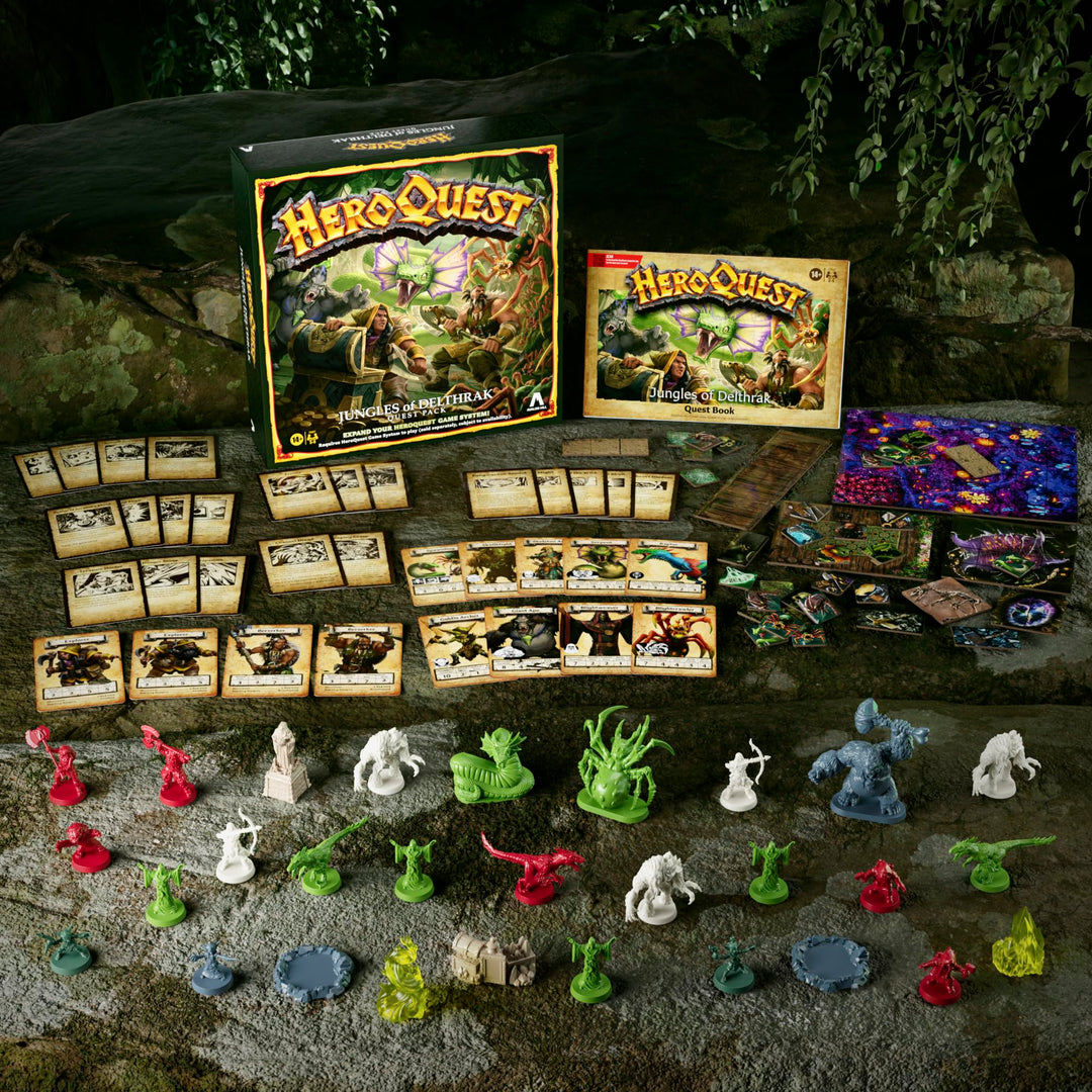 Avalon Hill HeroQuest Jungles of Delthrak Quest Pack – Expansion for HeroQuest Game System