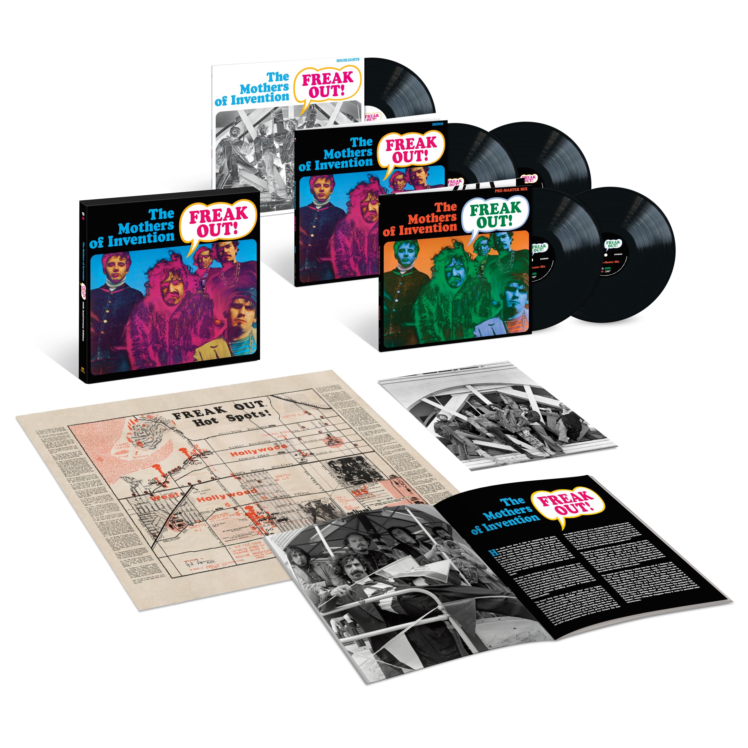 Frank Zappa, The Mothers of Invention - Freak Out! [5LP Box Set Vinyl]