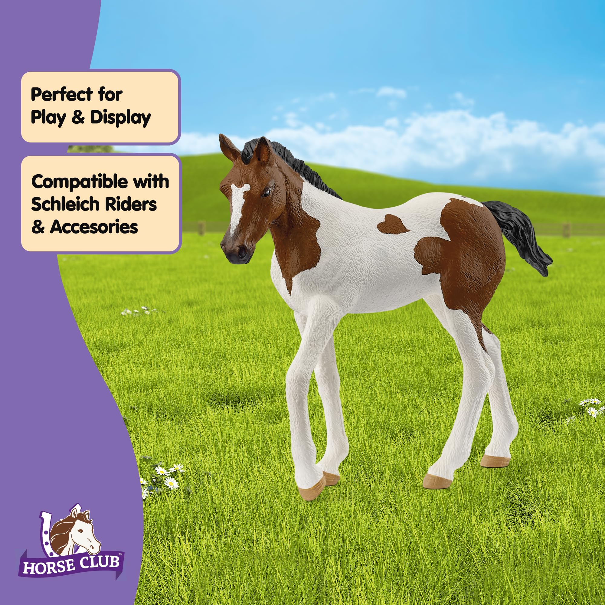 Schleich 14899 Paint Horse Foal - HORSE CLUB | 8 cm | Ages 3+ 3