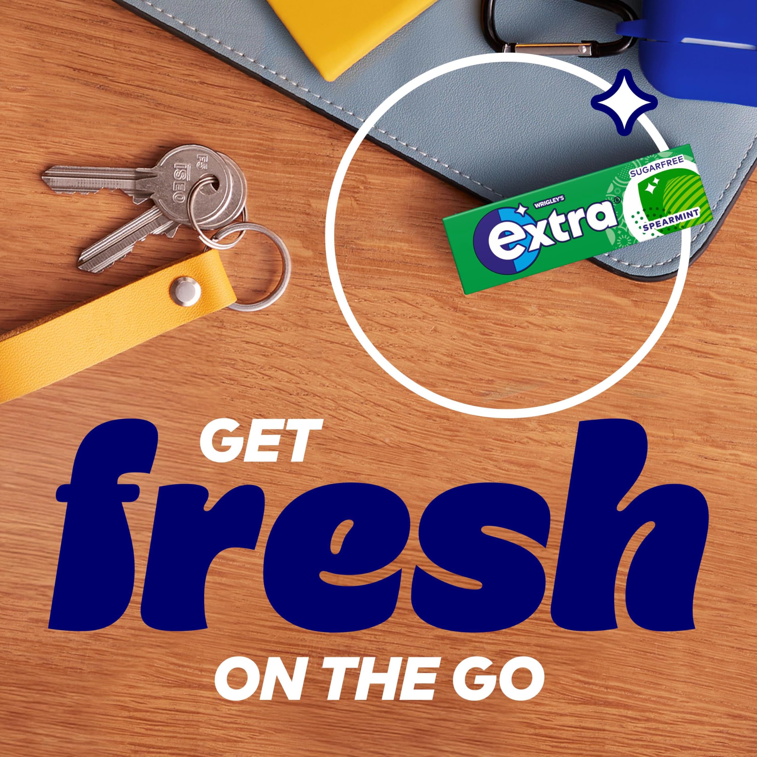 Extra - Spearmint Sugar Free Chewing Gum (300 Pieces, 30 Packs) 9