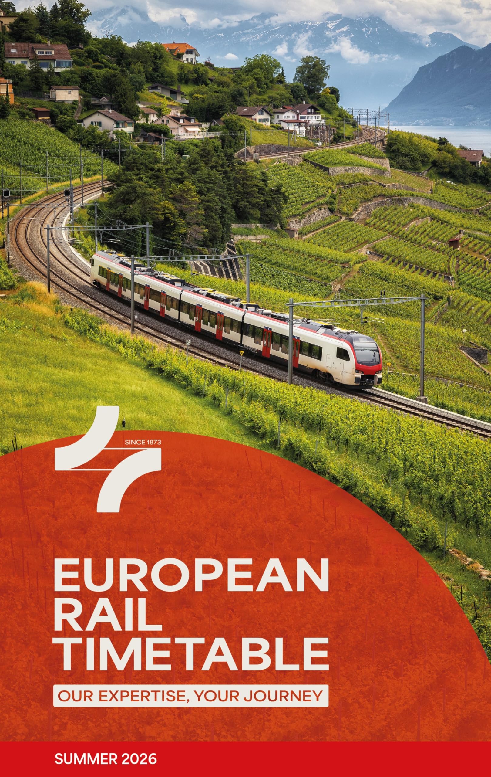 European Rail Timetable Summer 2026 - Paperback Timetable for European Rail Services 1