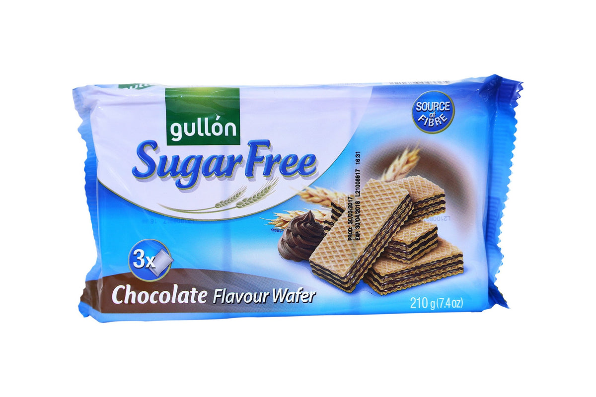 Gullon Sugar Free Chocolate Flavour Wafers - 180g