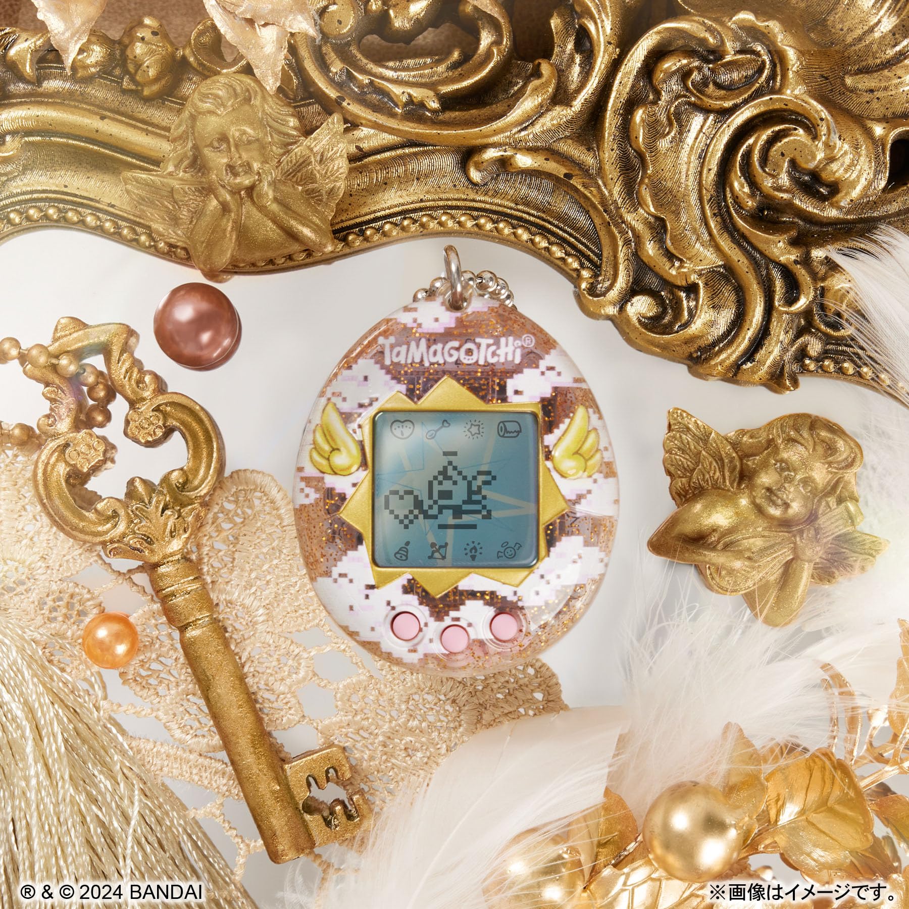 TAMAGOTCHI Bandai Angel Digital Pet with Angel Shell | Raise Your Obaketchi 9