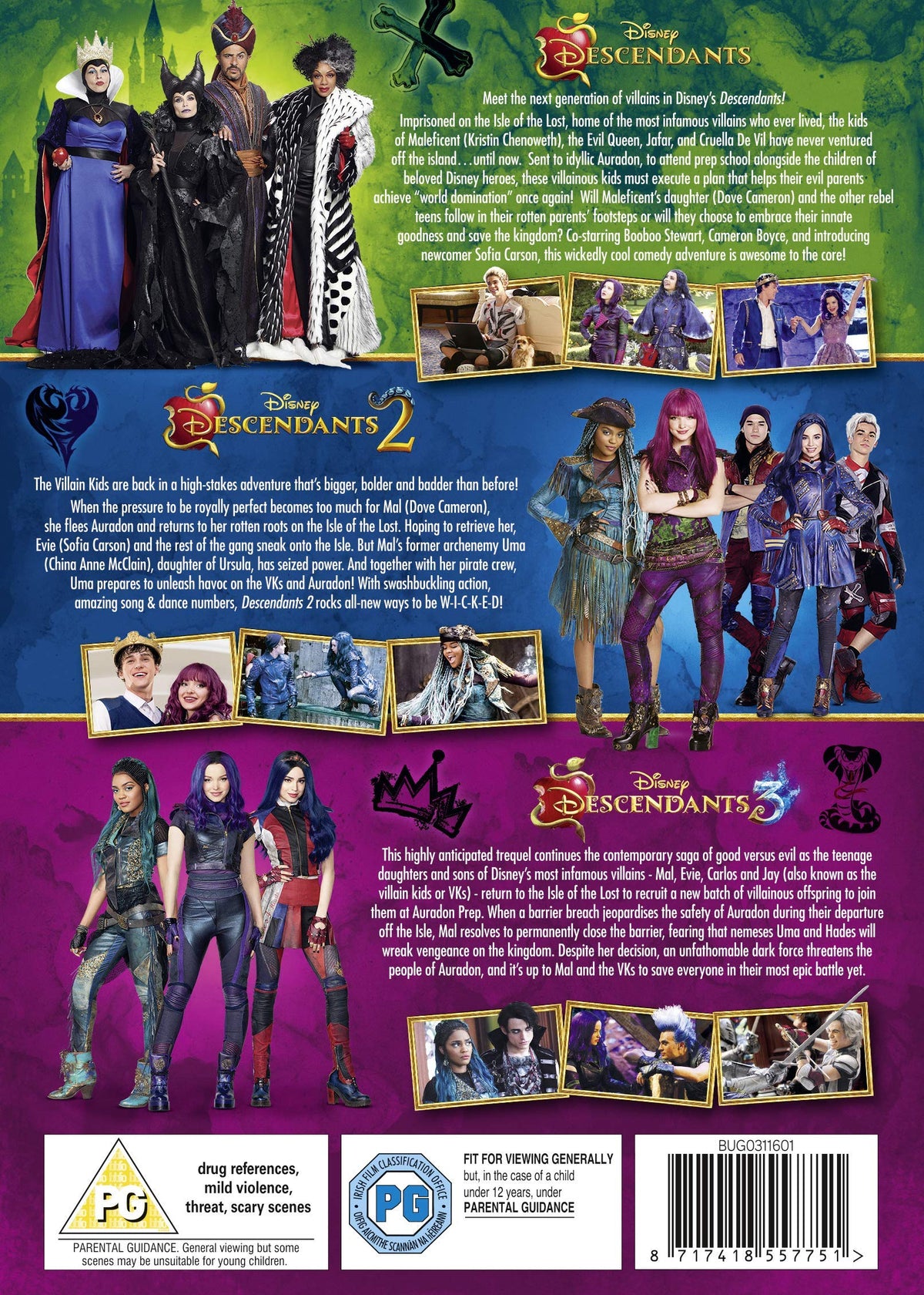 Disney Descendants 1–3 [DVD]