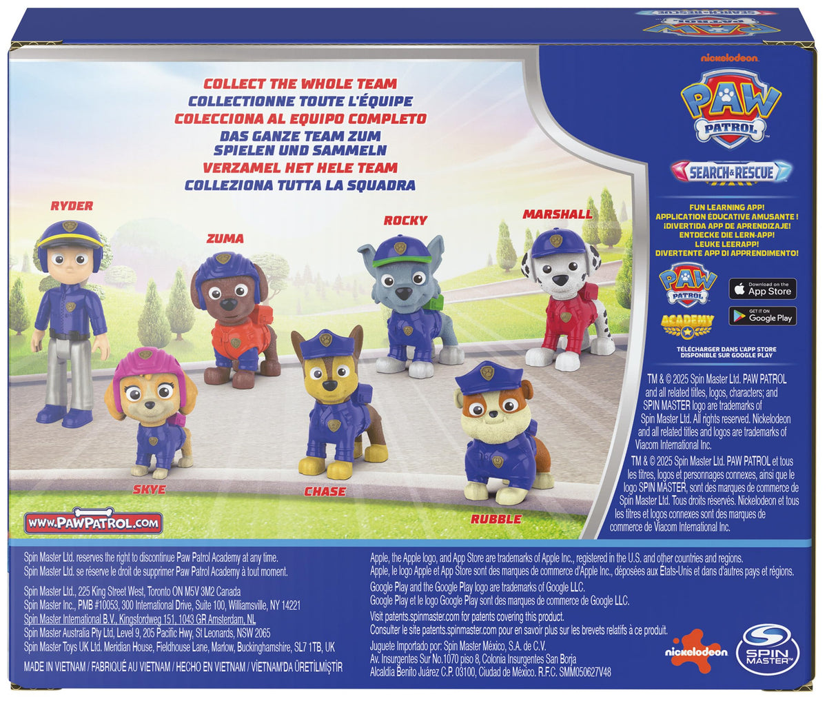 Paw Patrol Action Figure Playset - Multicolor Plastic | Small Size | Ages 3+ 11