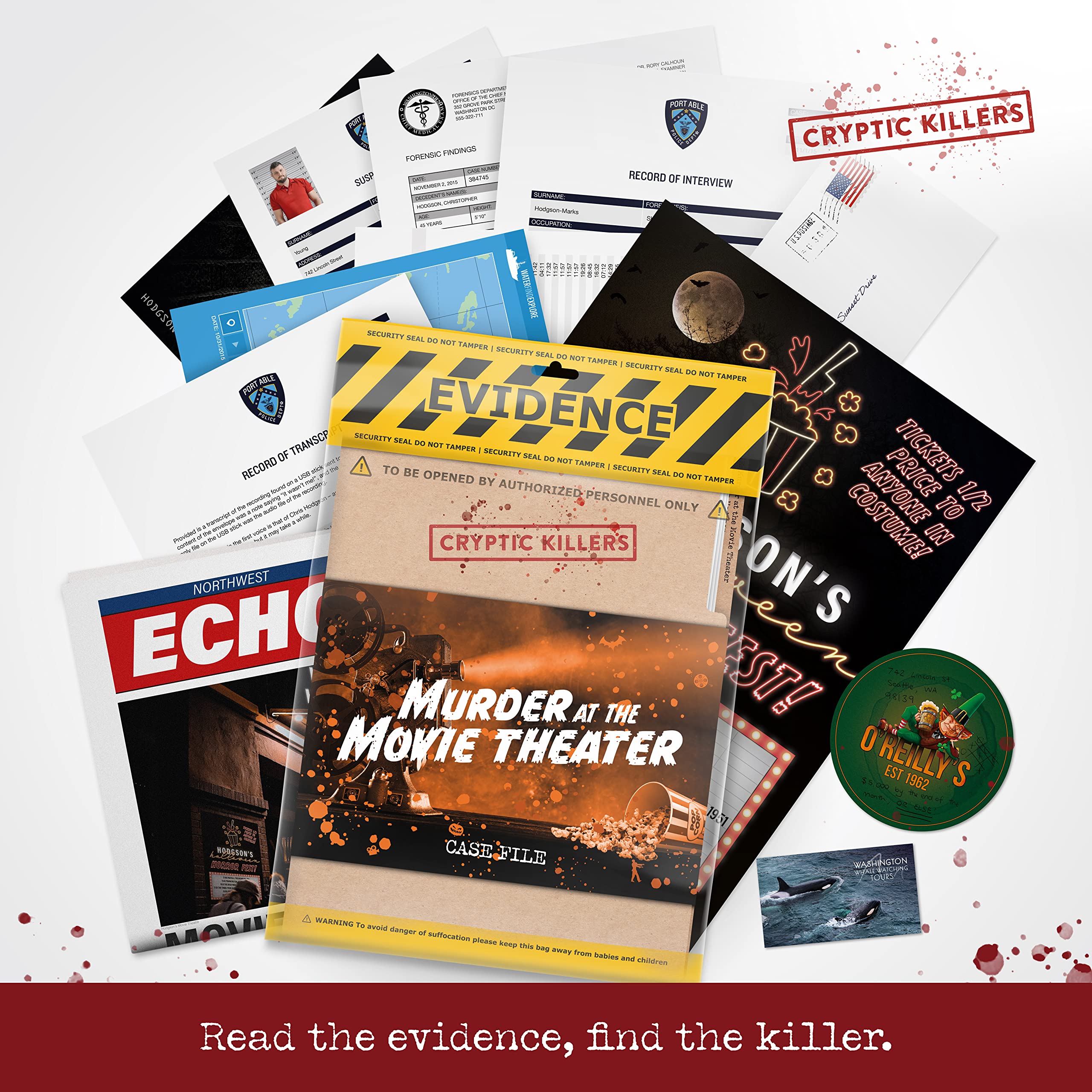 Cryptic Killers Cold Case Files Investigation - Murder at the Movie Theater | 2 Hours Playtime | Difficulty 3/5 6