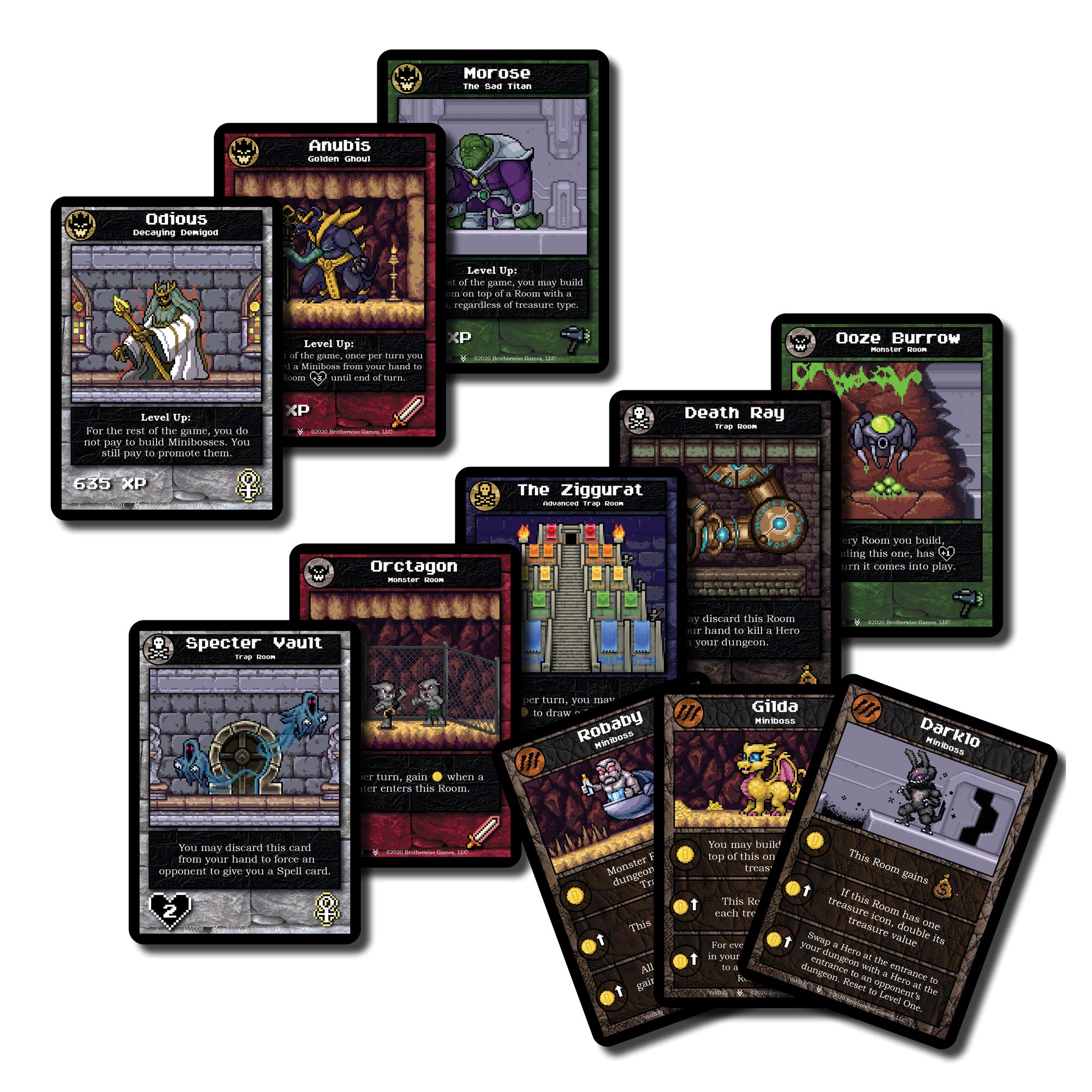 Brotherwise Games Vault of Villains Card Game 2 - Increased Gameplay Variety | Multicoloured | Cardboard