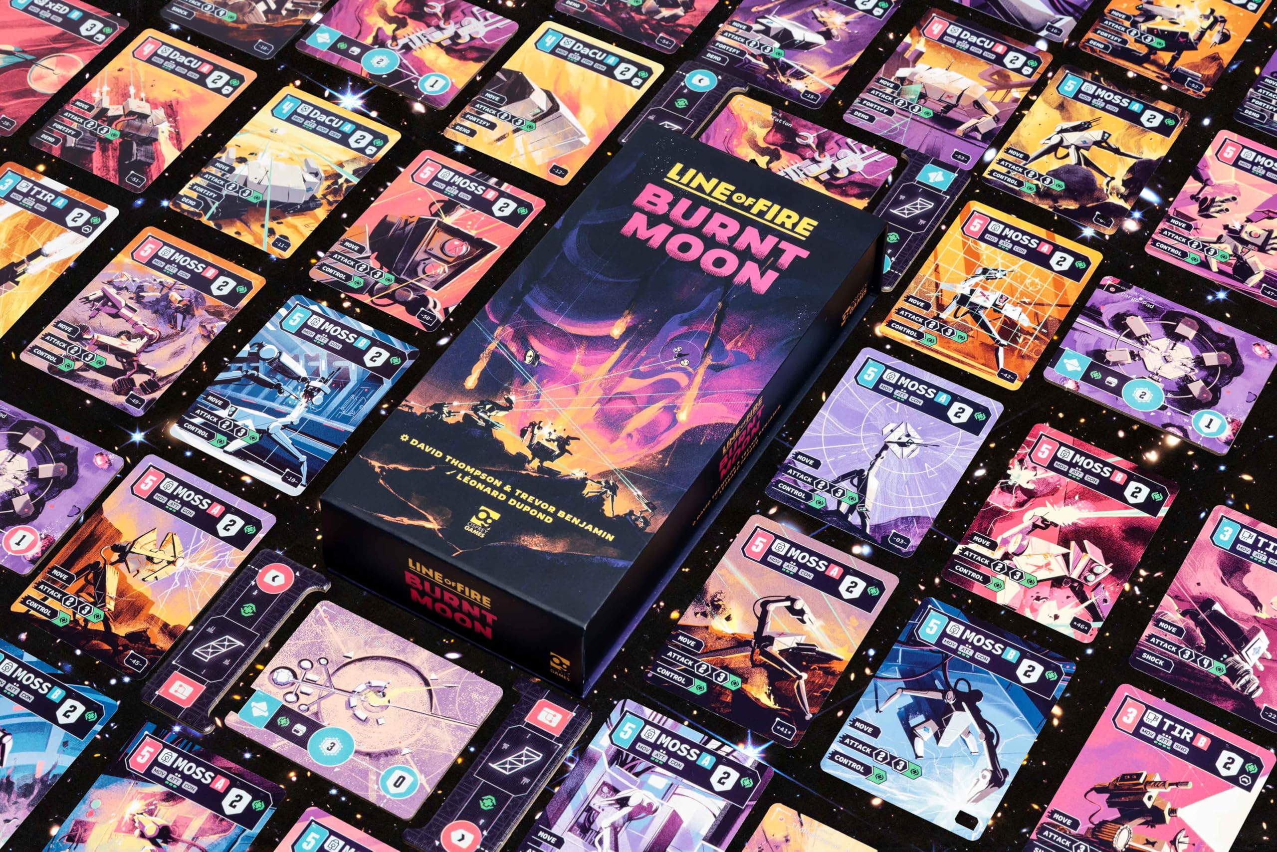 Undaunted 2200: Line of Fire – Burnt Moon Deckbuilding Card Game 4