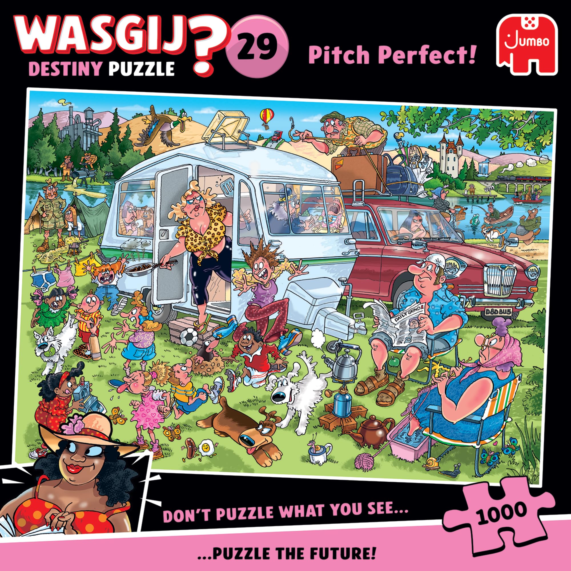 Wasgij Destiny 29 Pitch Perfect - Unique 1000 Piece Jigsaw Puzzle for Adults 1