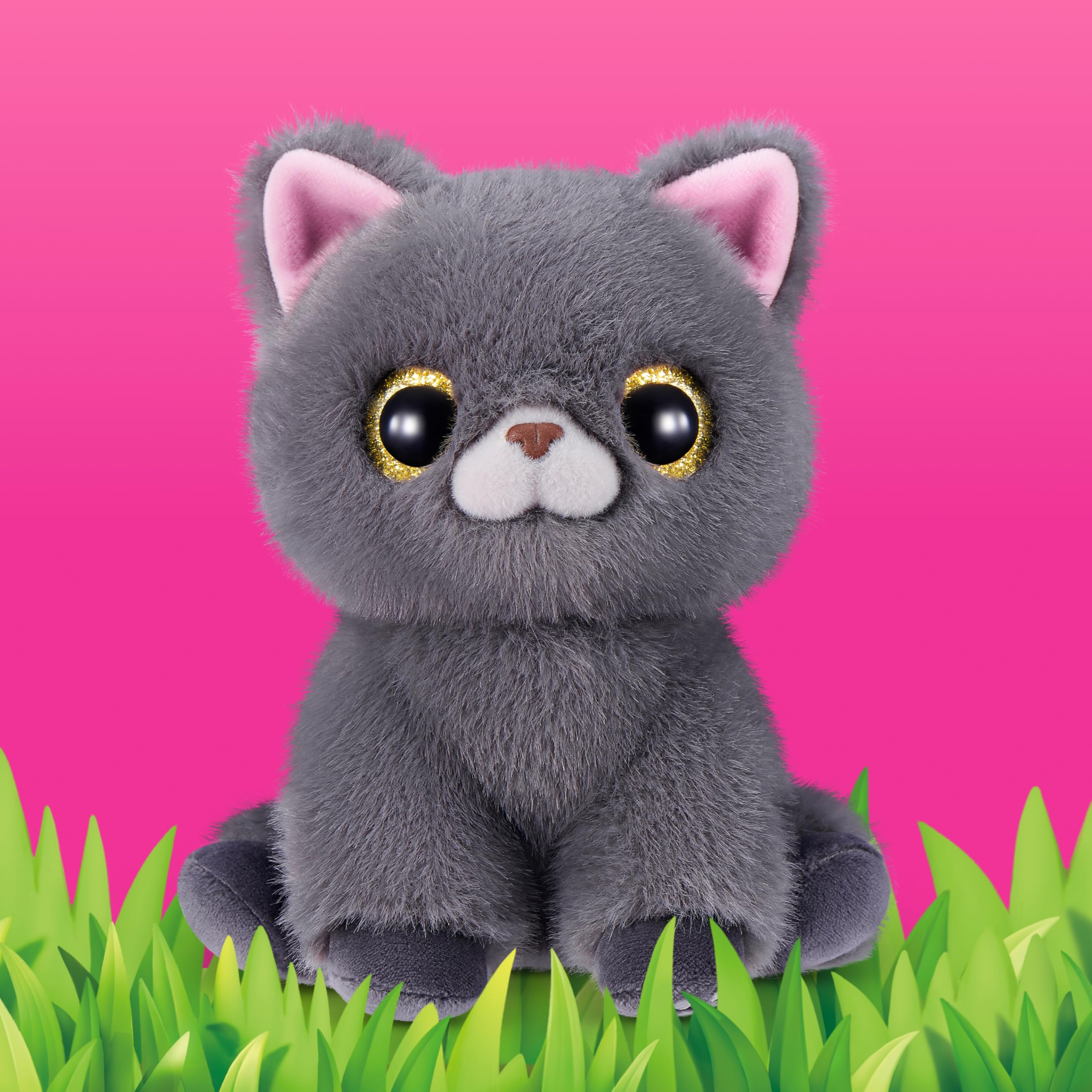 Pets Alive Smitten Kittens Series 2 British Shorthair Interactive Plush Toy by ZURU | 7.87 inches 6