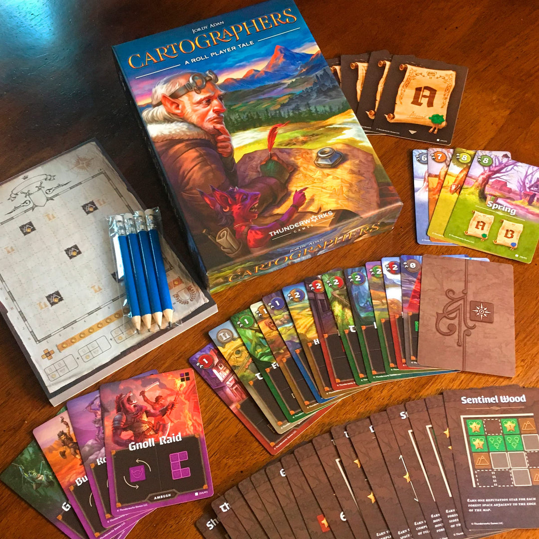 Thunderworks Games Cartographers: A Roll Player Tale Board Game