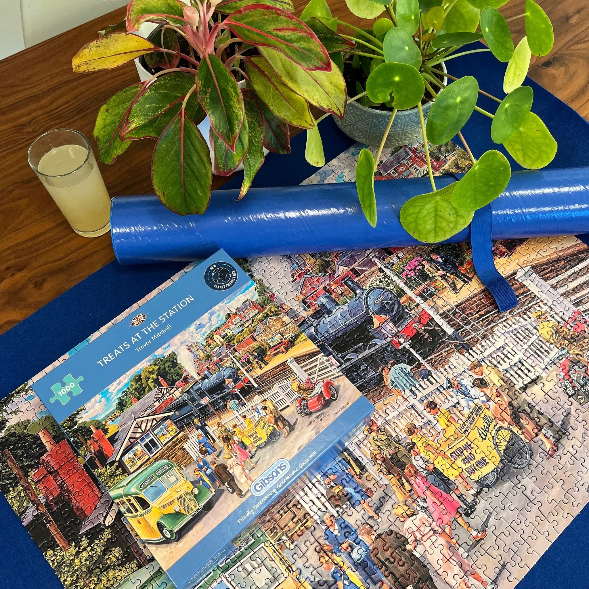 Gibsons Treats At the Station 1000 Piece Jigsaw Puzzle for Adults | Sustainable Recycled Board 3