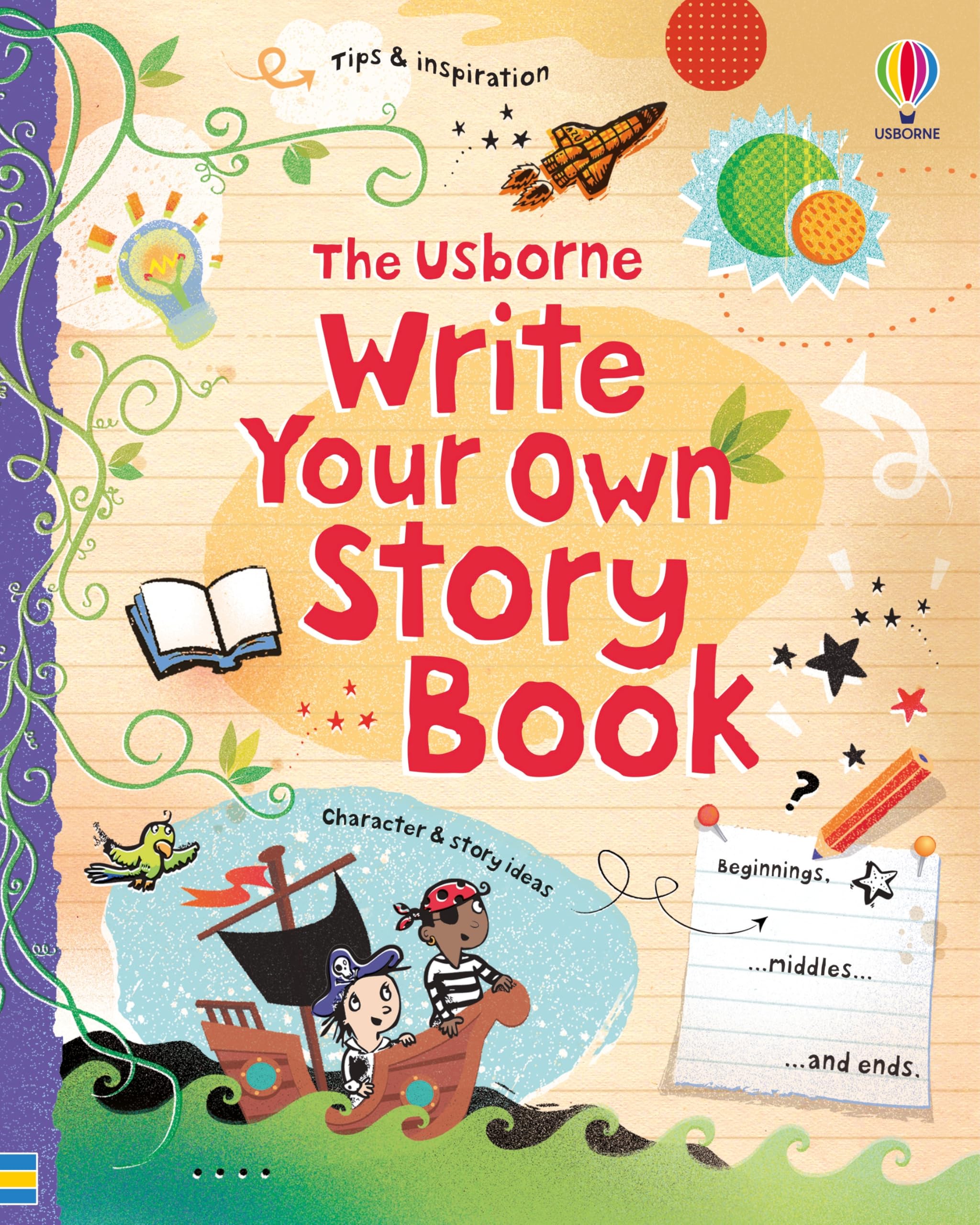 Usborne Write Your Own Storybook - Spiral Bound | UK Edition | Ages 7-8 1