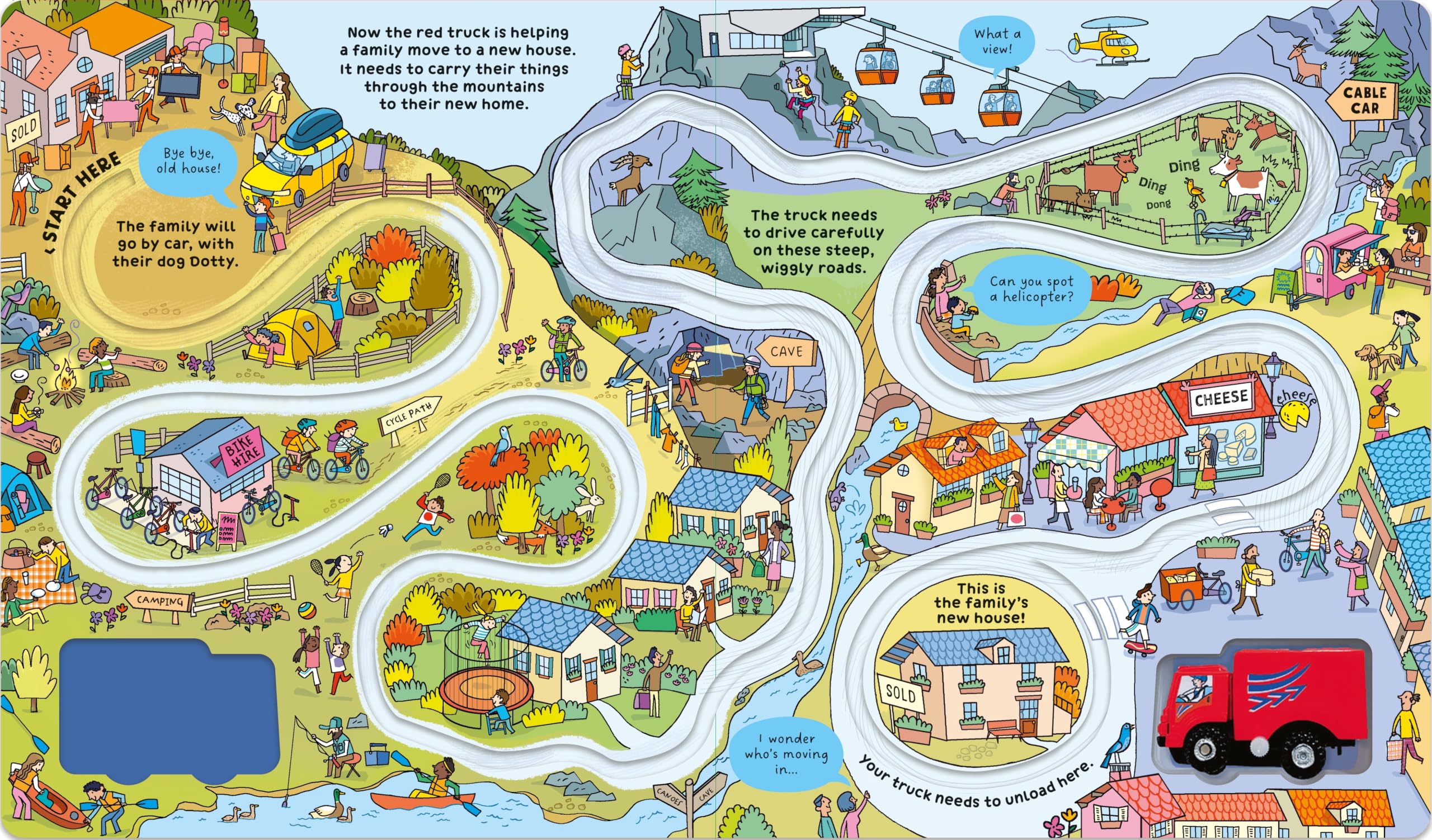Usborne Wind-up Truck Board Book - 8 Pages | Ages 2-4 Years | English Language 3