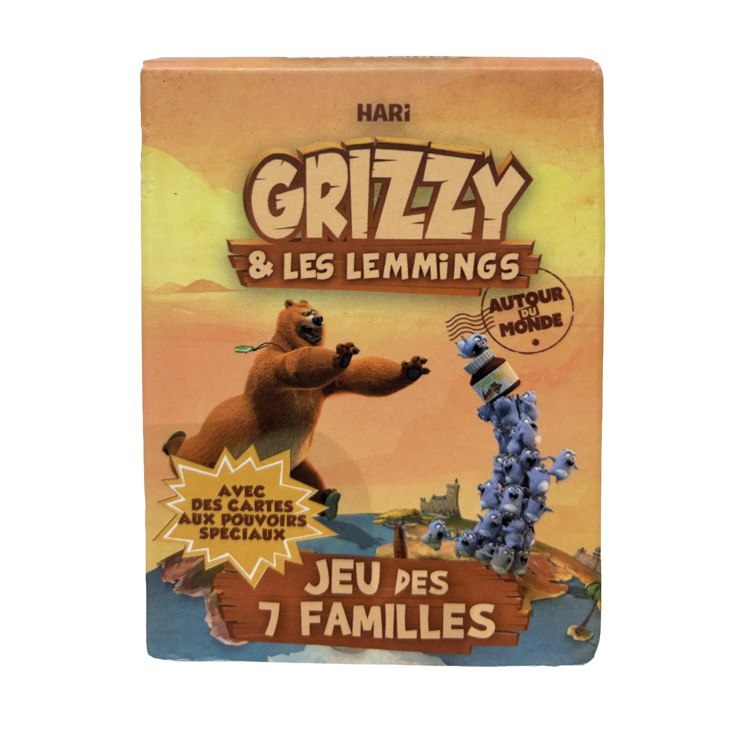 Débâcle Jeux Grizzy & the Lemmings Happy Families Card Game (French)