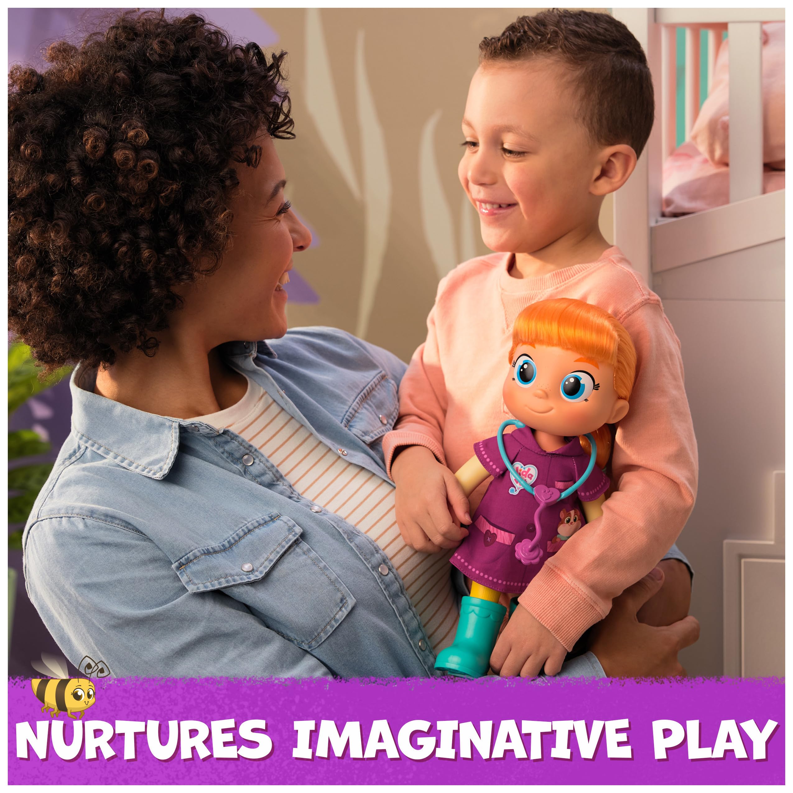 Vida the Vet Toddler Doll - 33cm Articulated Playset for Kids 3+ 7