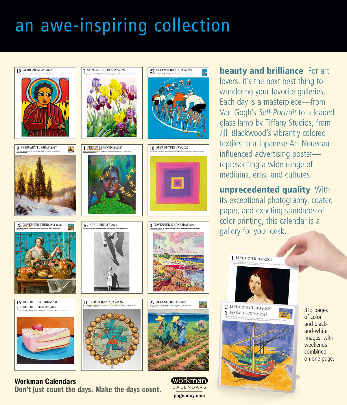 Workman Publishing Art Page-A-Day Gallery Calendar 2027