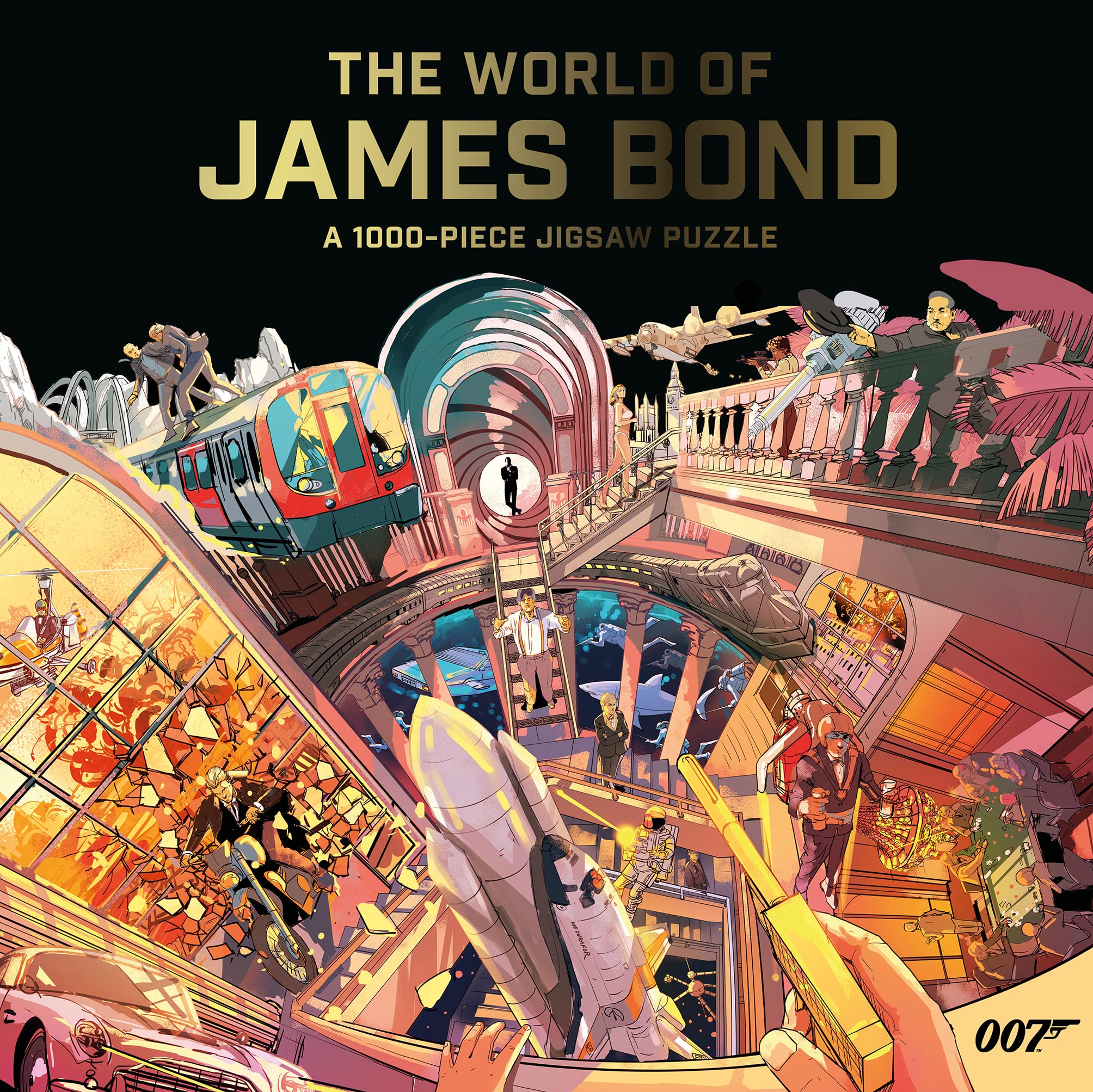 Laurence King Publishing The World of James Bond Jigsaw Puzzle | 1000 Pieces | Unisex Adult