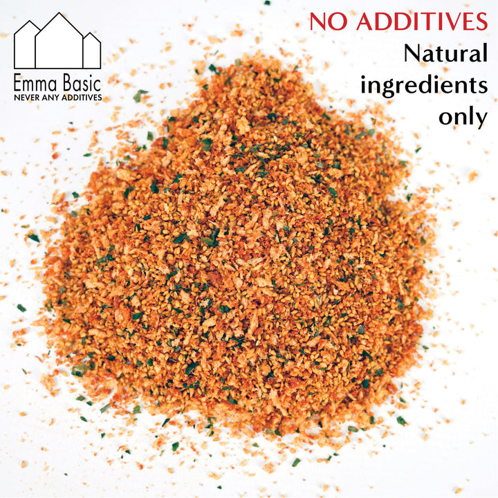 Emma Basic Kimchi Furikake 100g - Vegan Rice Topping with Avocado & Noodle Seasoning