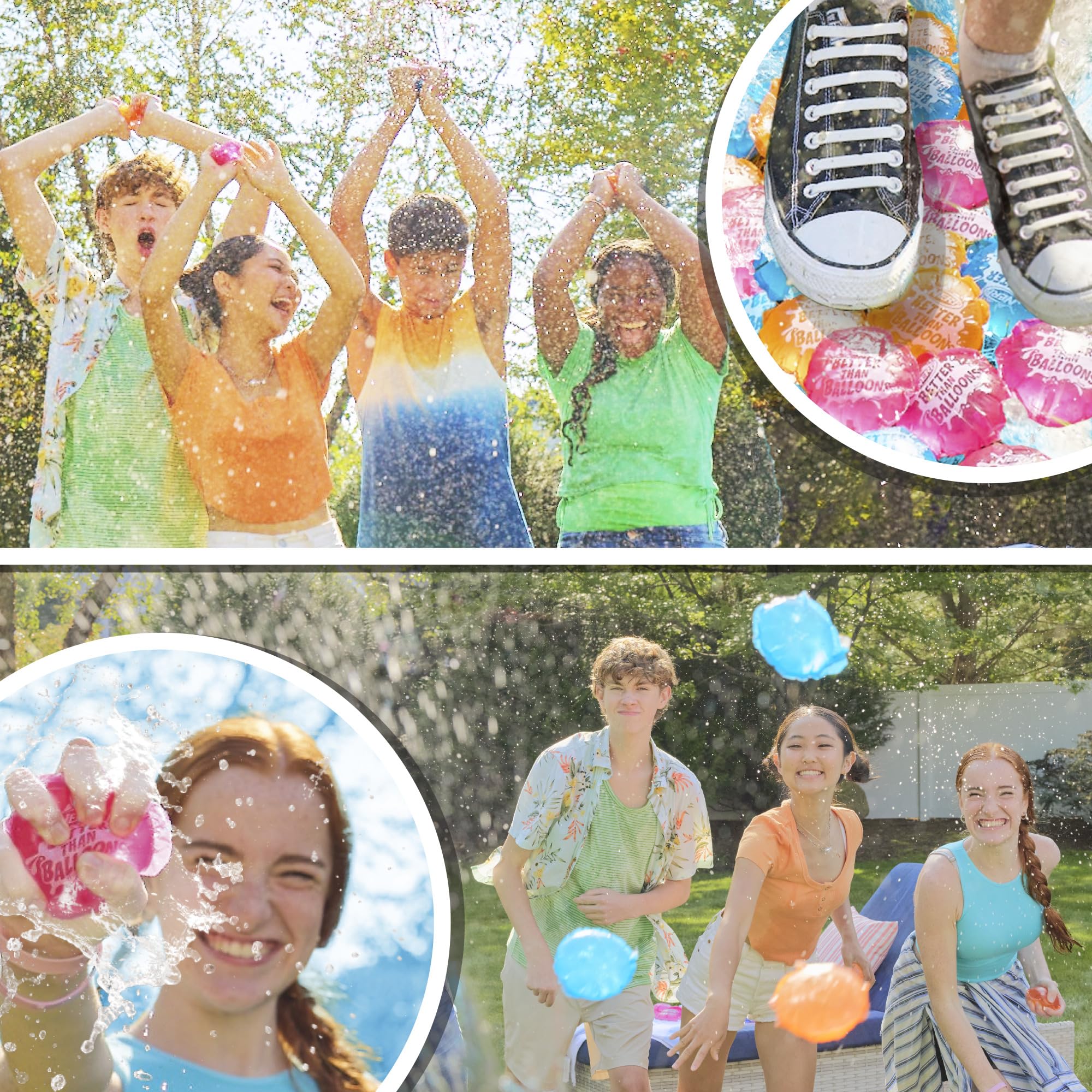 Nerf Better Than Balloons Water Pods - 228 Pods, Easy 1 Piece Clean Up | Ages 3+ 5