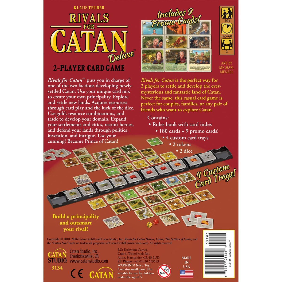 CATAN Rivals for Catan: Deluxe Card Game - 2 Players, Ages 10+