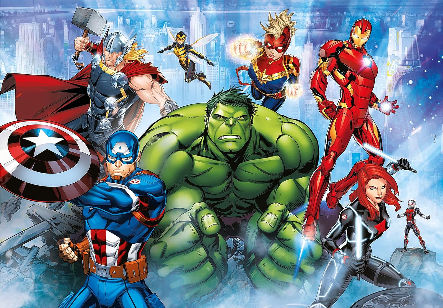 Clementoni Marvel Avengers 180-Piece Puzzle for Kids - Superheroes Jigsaw 5