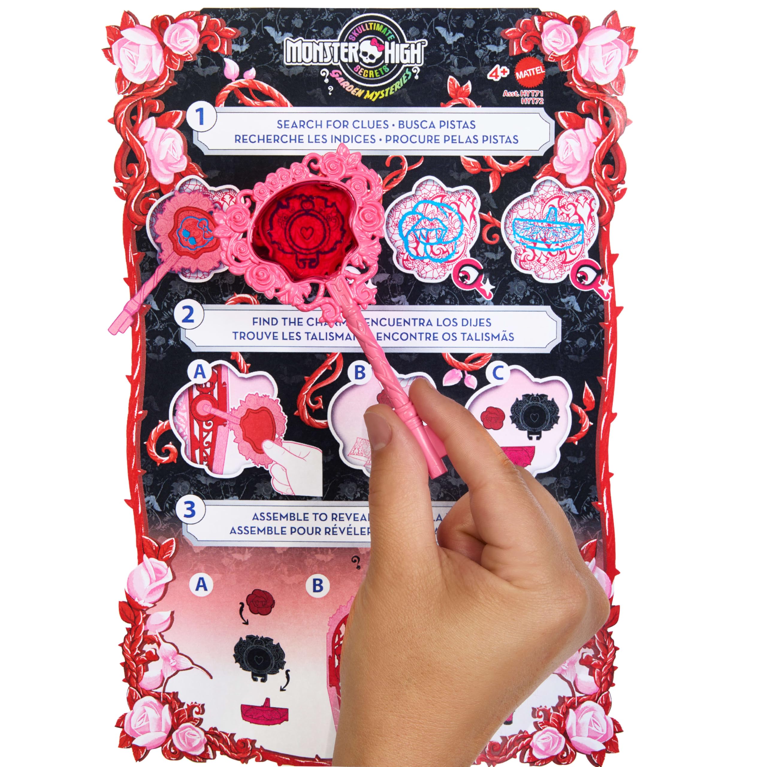 Monster High Skulltimate Secrets Doll and Accessories Set - Garden Mysteries, Draculaura Playset for Ages 4-10 6