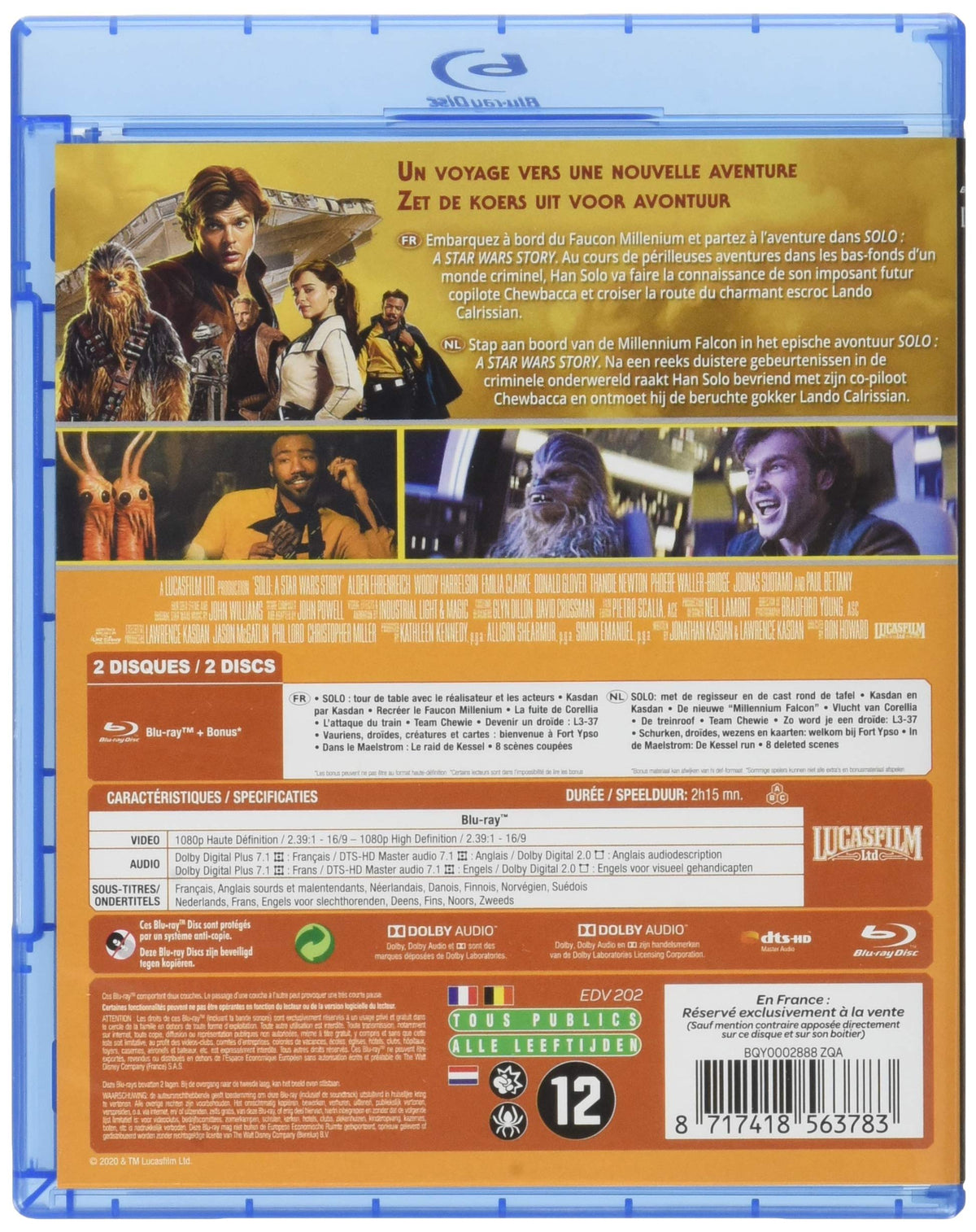 Solo: A Star Wars Story [Blu-ray]