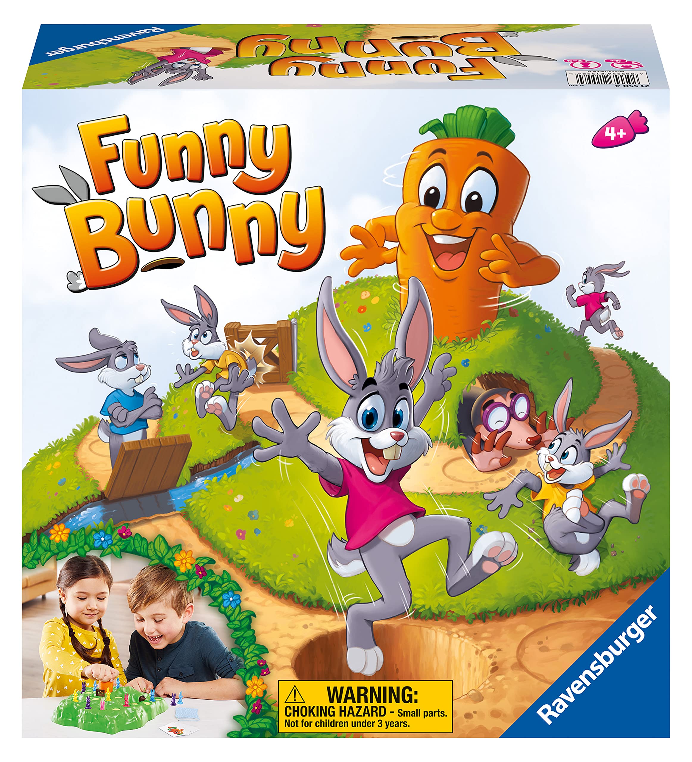 Ravensburger Funny Bunny Game for Children Age 4+ | 2-4 Players | 20 Min Playtime | Plastic 8