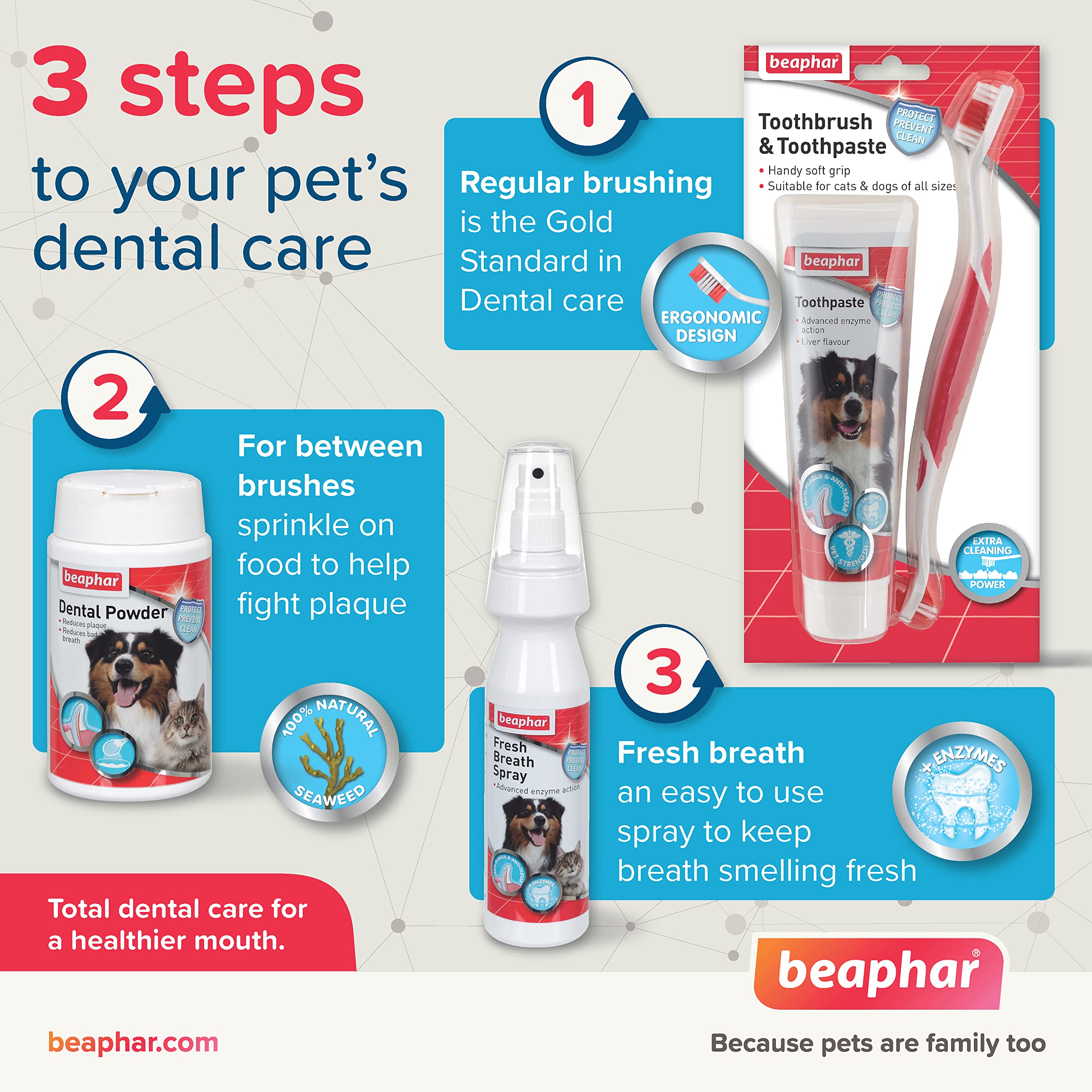 Beaphar Anti-Plaque Dental Powder - Fights Plaque & Bad Breath | 77g Tub 5
