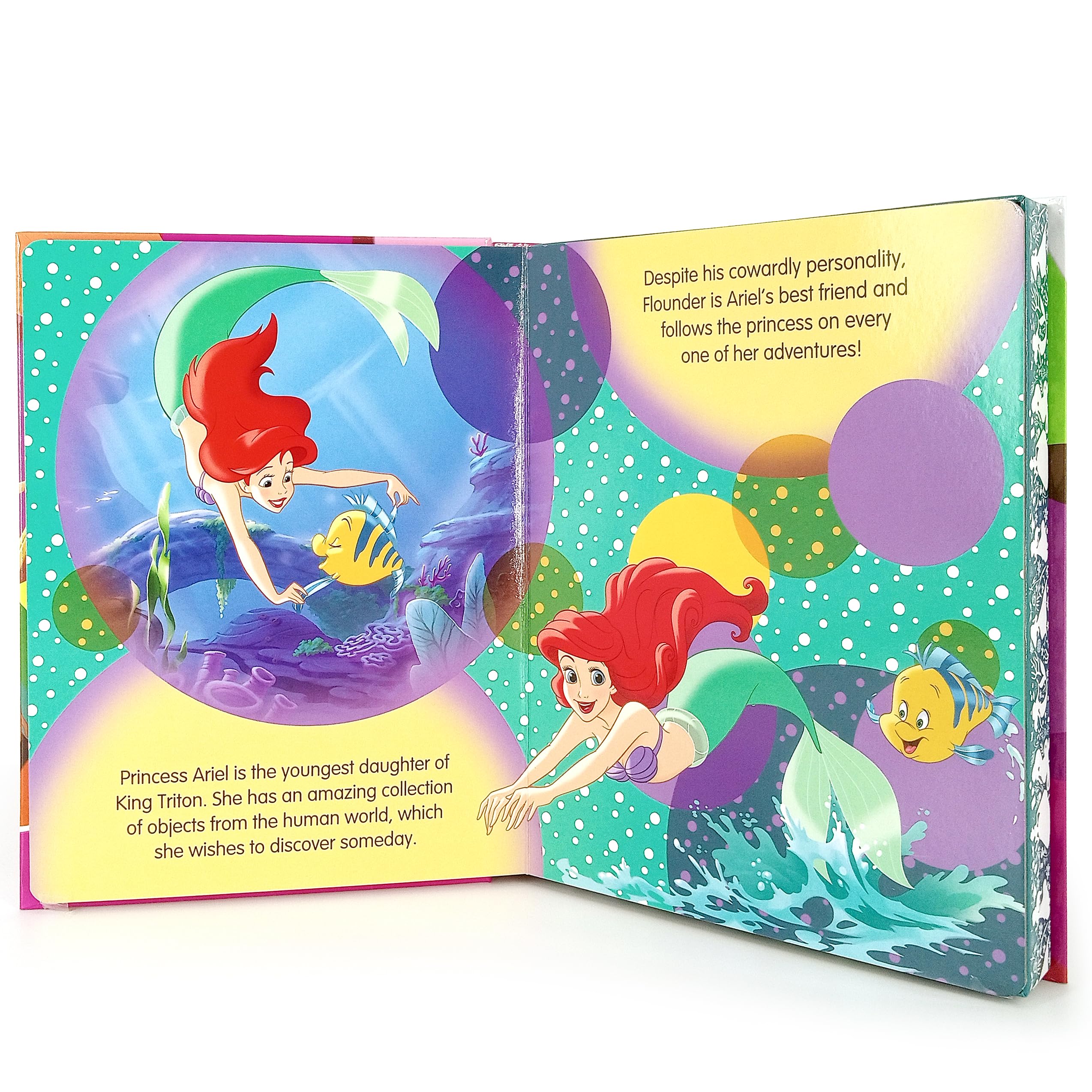 Phidal Disney Princess My Busy Books - Storybook, 10 Figurines, Playmat | Ages 3+ 5