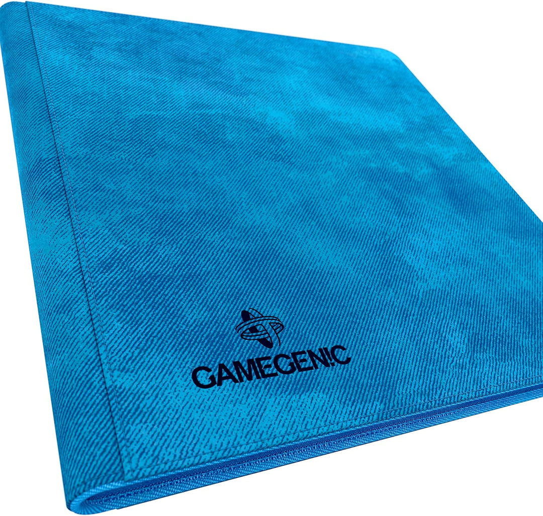 Gamegenic Zip-Up Album 24-Pocket - Holds 480 Double-Sleeved Cards, Blue