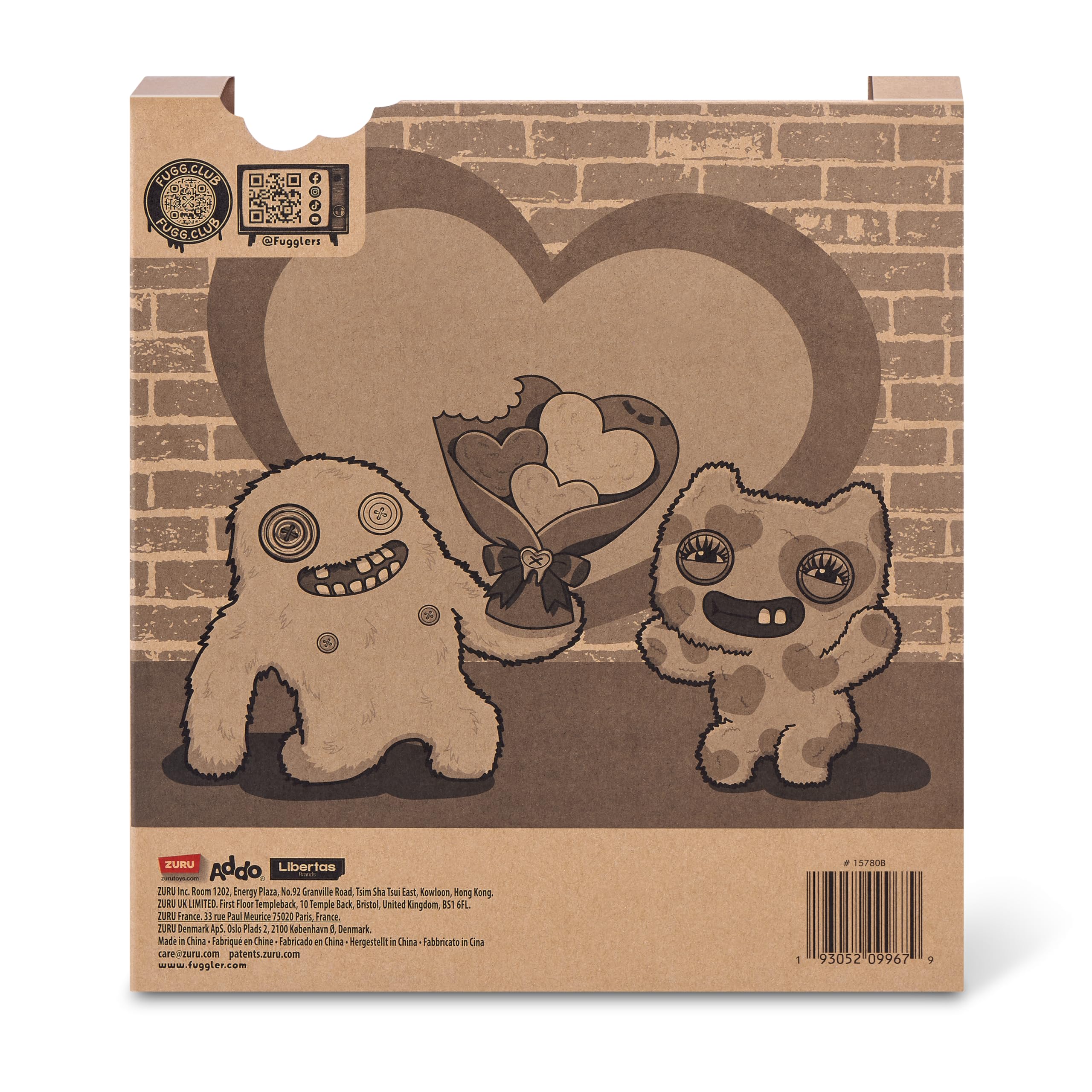 Fuggler Soft Dolls Bouquet - Sasquoosh, Stinkface, Squooshface - 2 x 9 inch, 1 x 3.5 inch Plush Set 9