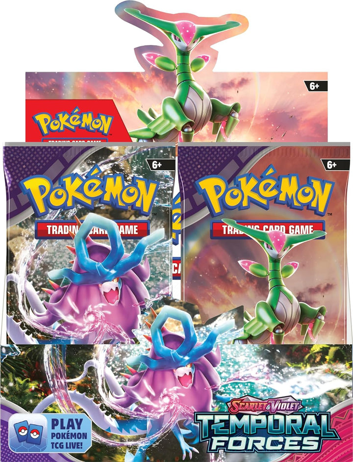 Pokémon Trading Cards - Scarlet & Violet: Temporal Forces Booster Display Box (36 Booster Packs) (188-86981)