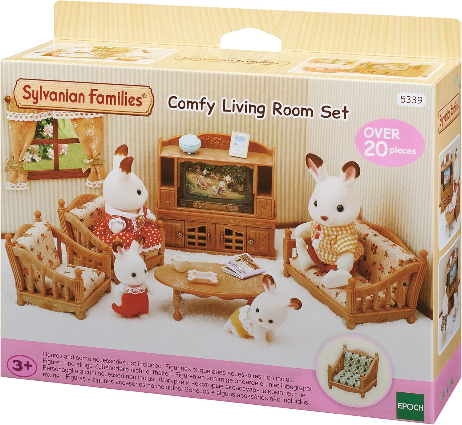 Comfy Living Room Set - Interchangeable Furniture Playset for Ages 36 Months & Up 1