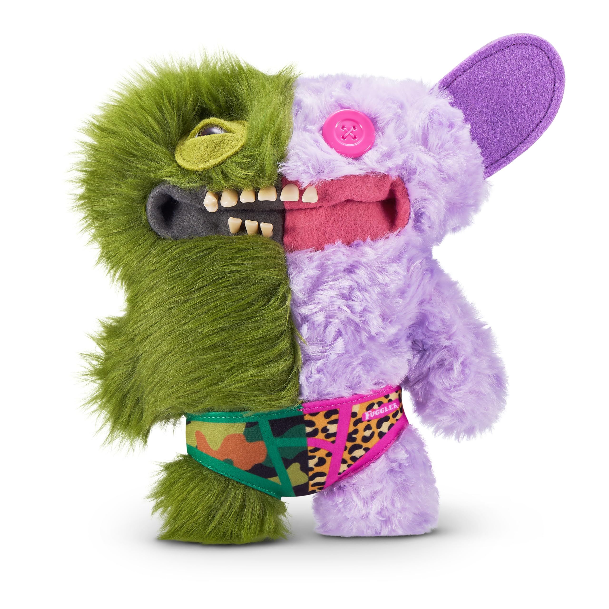 Fuggler Misfit Monsters 9-inch Series 1 - Funny Ugly Plush Toy with Human-Like Teeth