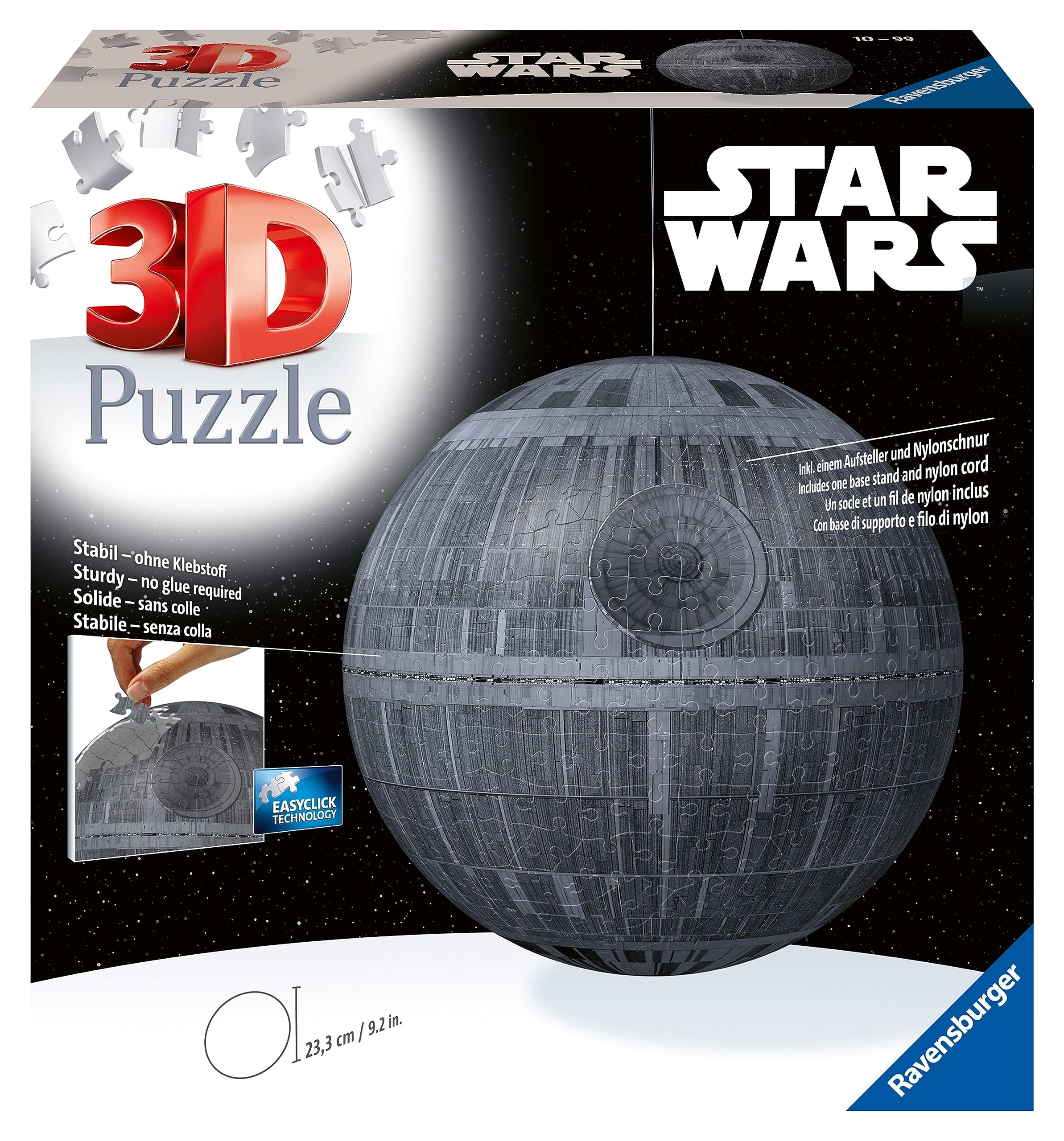 Ravensburger Star Wars Death Star 3D Puzzle - 540 Pieces | No Glue Required | Age 10+ 7