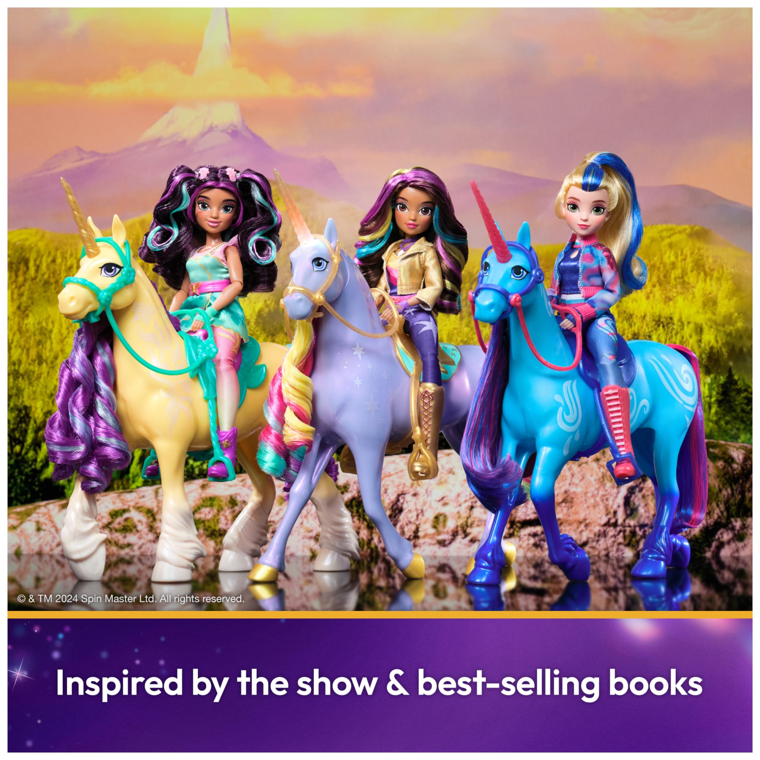 Unicorn Academy River Unicorn with Head Movement, 27.9cm, Compatible with Isabel Fashion Doll | Ages 4+ 8
